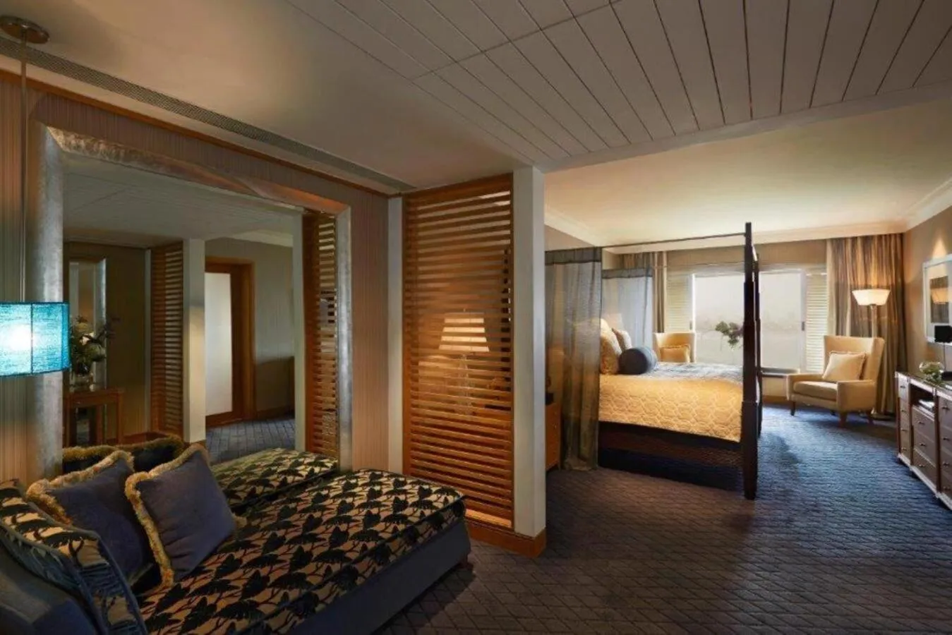 Bed in Taj Lands End