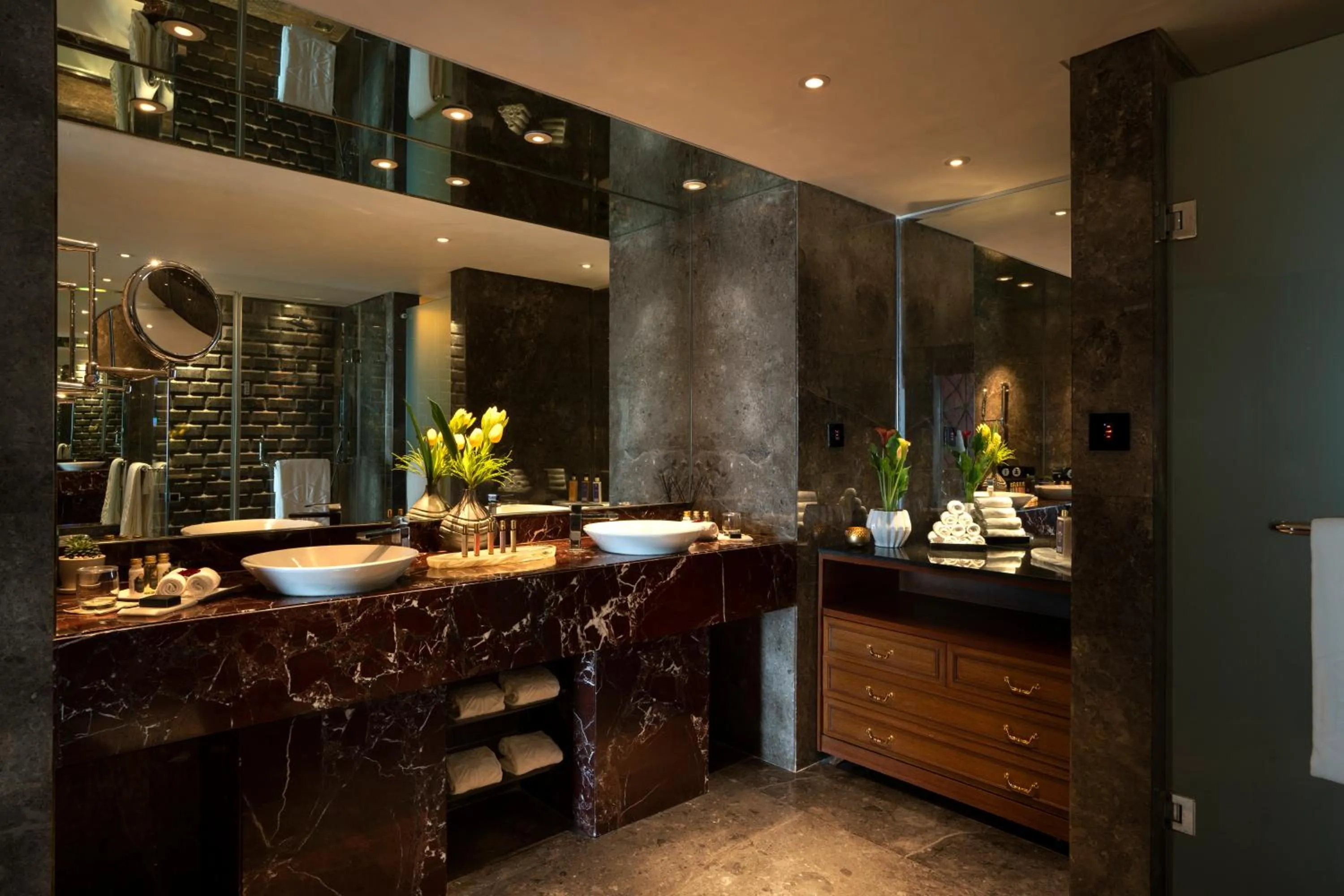 Bathroom in Taj Lands End