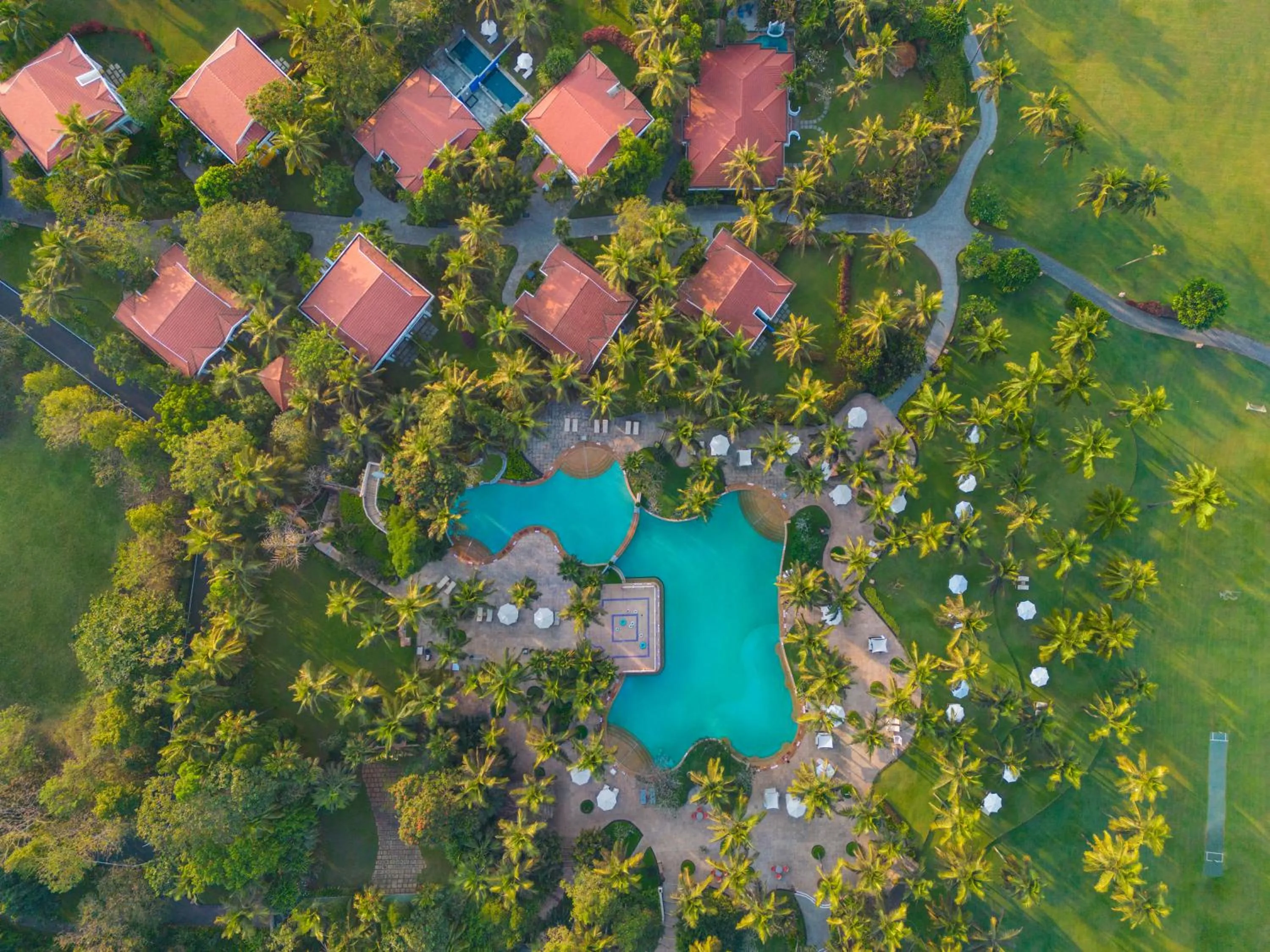 Bird's eye view in Taj Exotica Resort & Spa, Goa