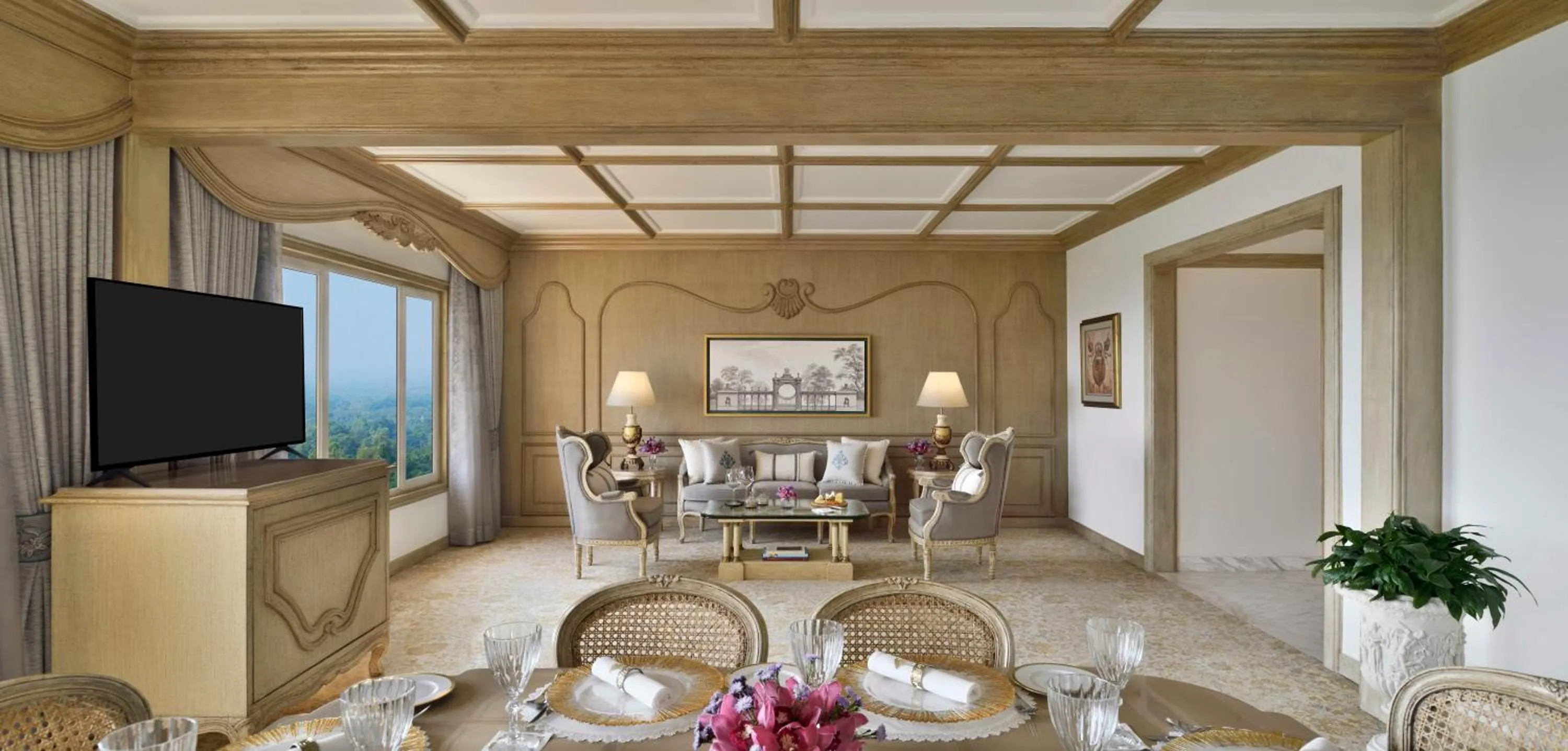 Living room in Taj Mahal, New Delhi