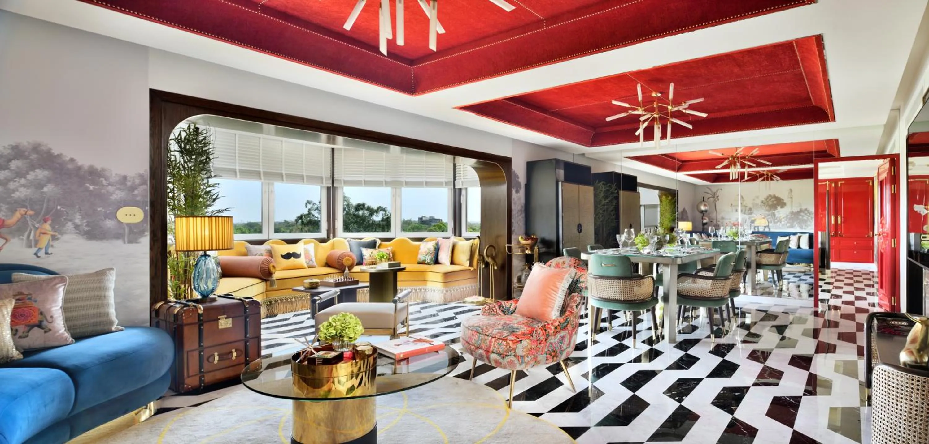 Living room in Taj Mahal, New Delhi