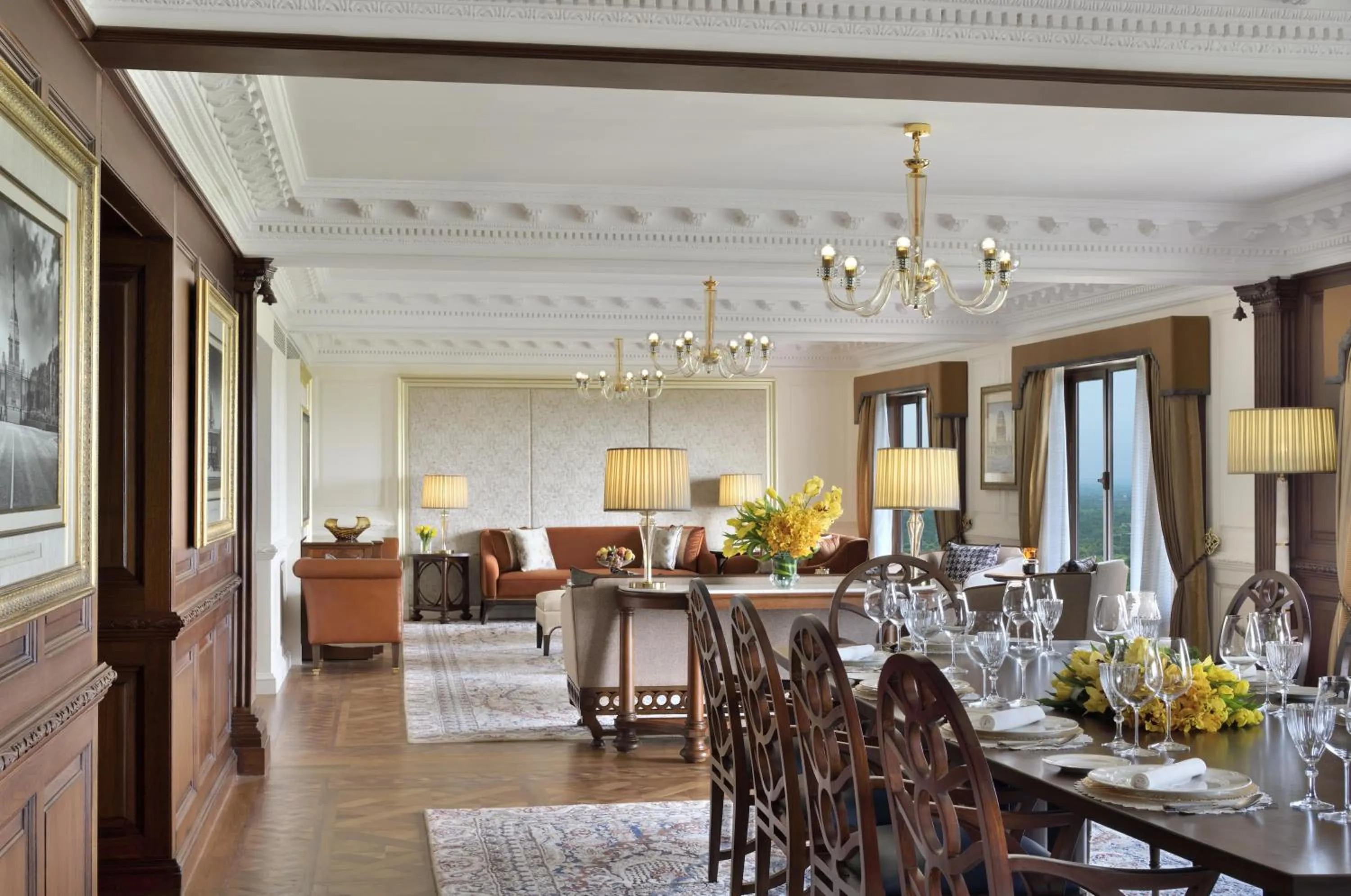 Dining area in Taj Mahal, New Delhi