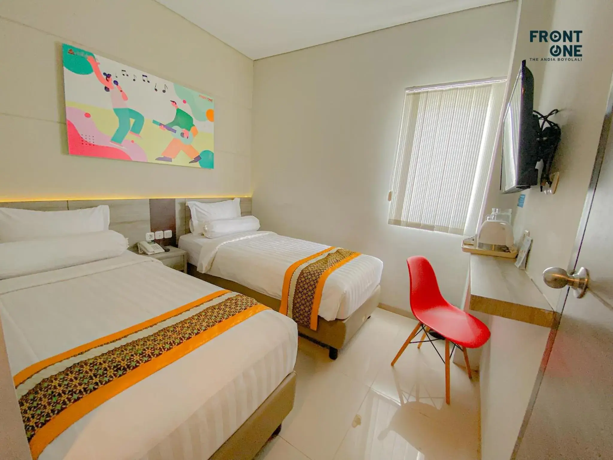 Standard Twin Room in Front One The Andia Boyolali Standard Twin Room in Front One The Andia Boyolali