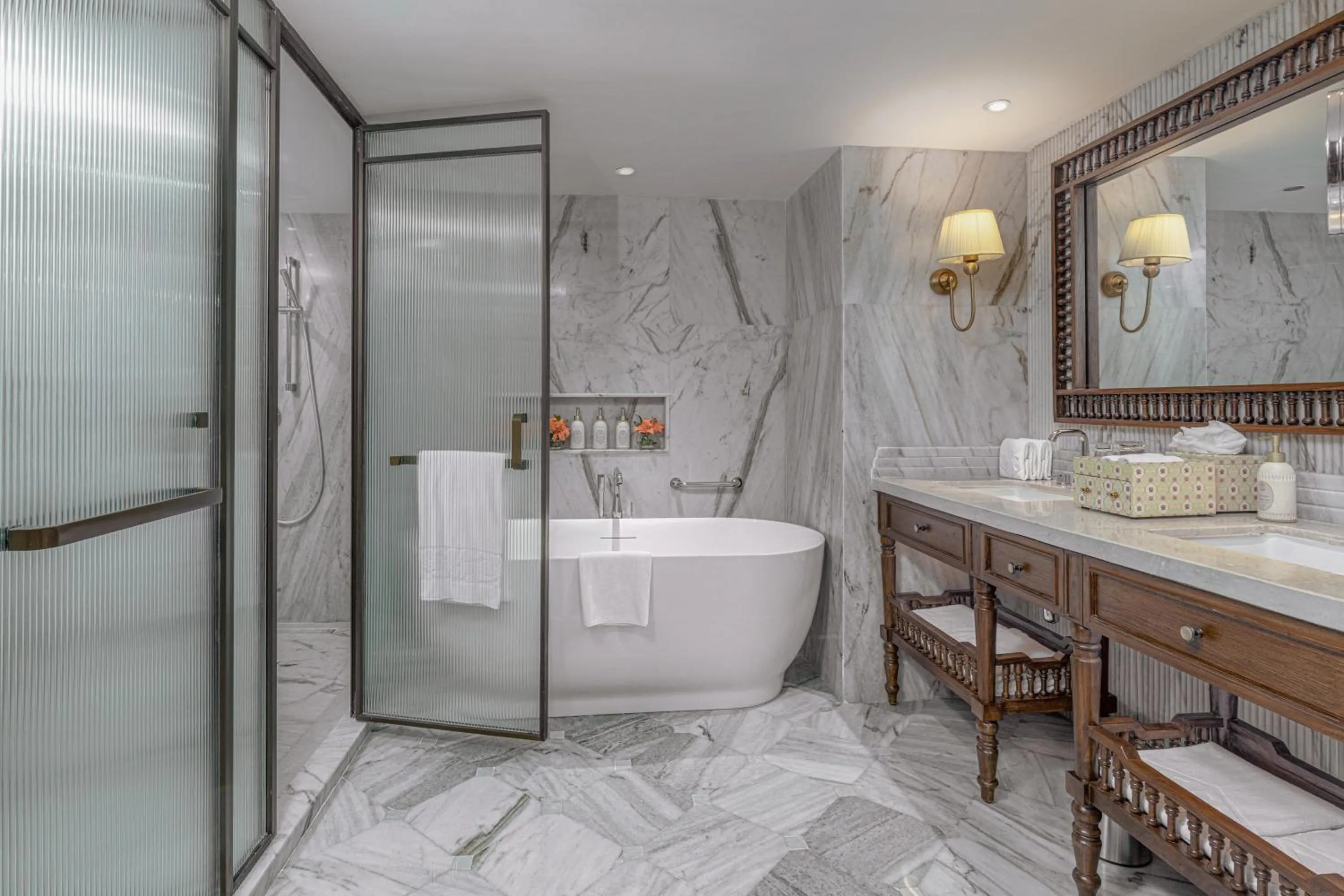 Bathroom in Taj Bengal