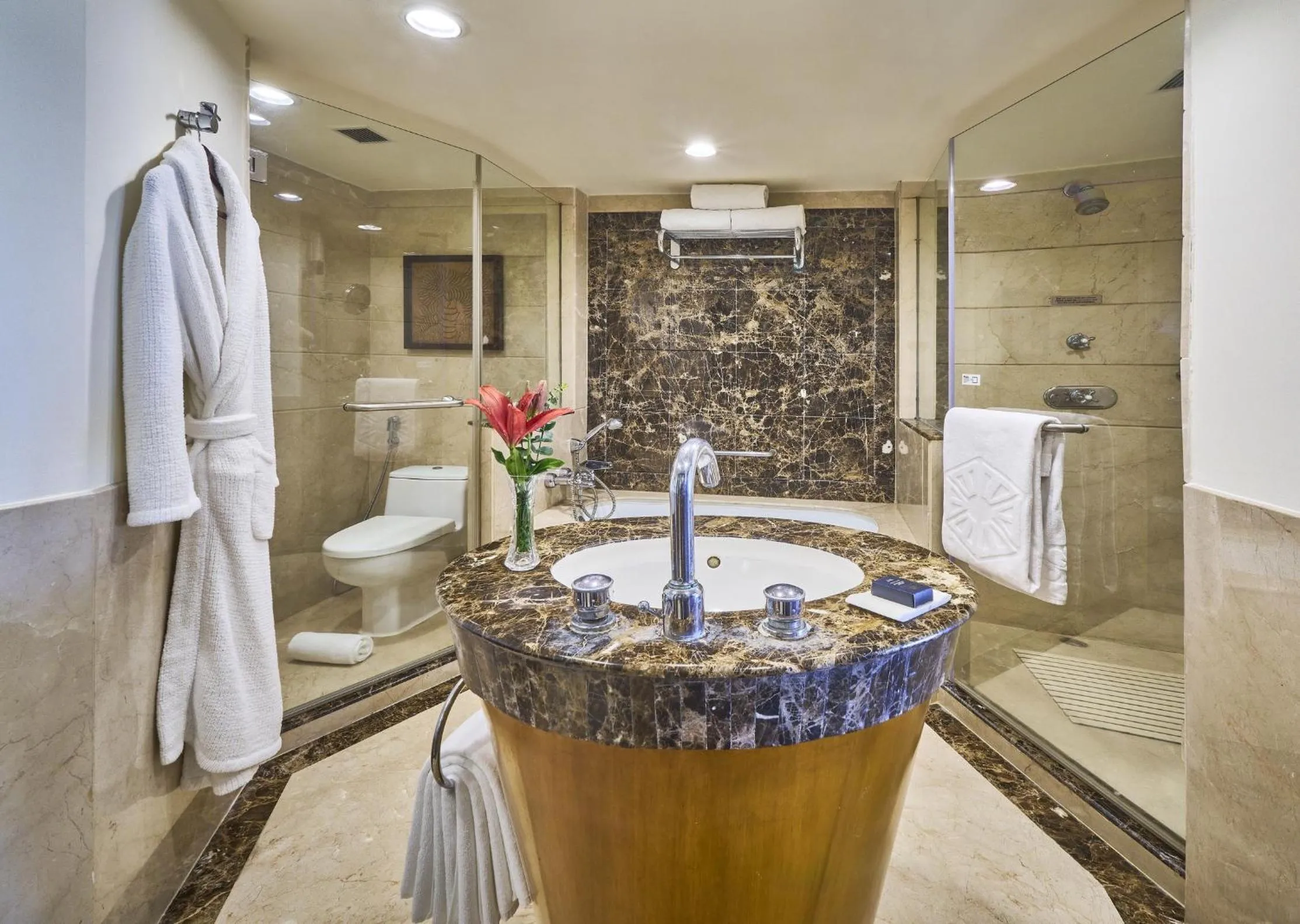 Bathroom in Taj Bengal