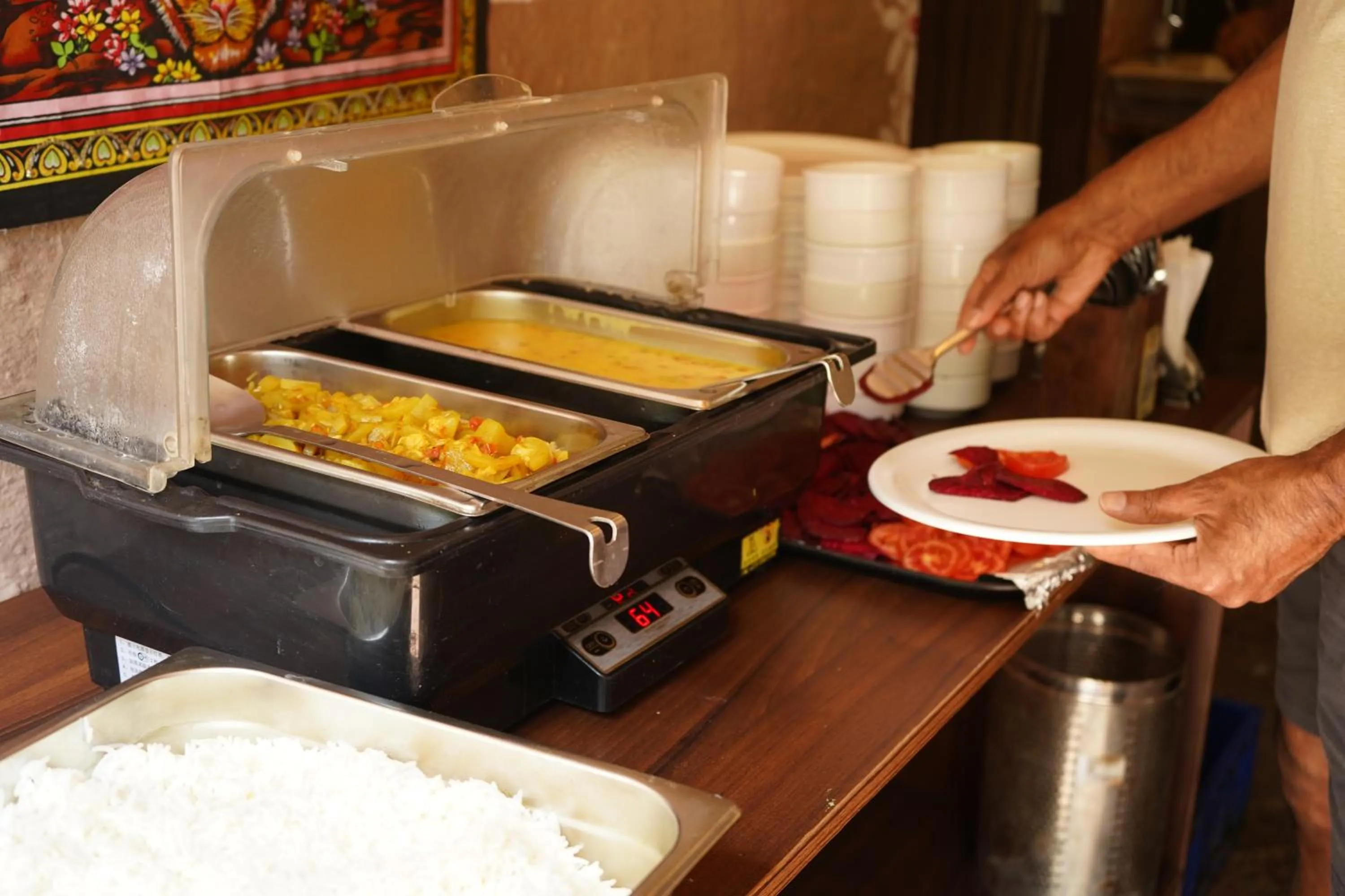 Food and drinks in Hotel Hidden Delight Rishikesh