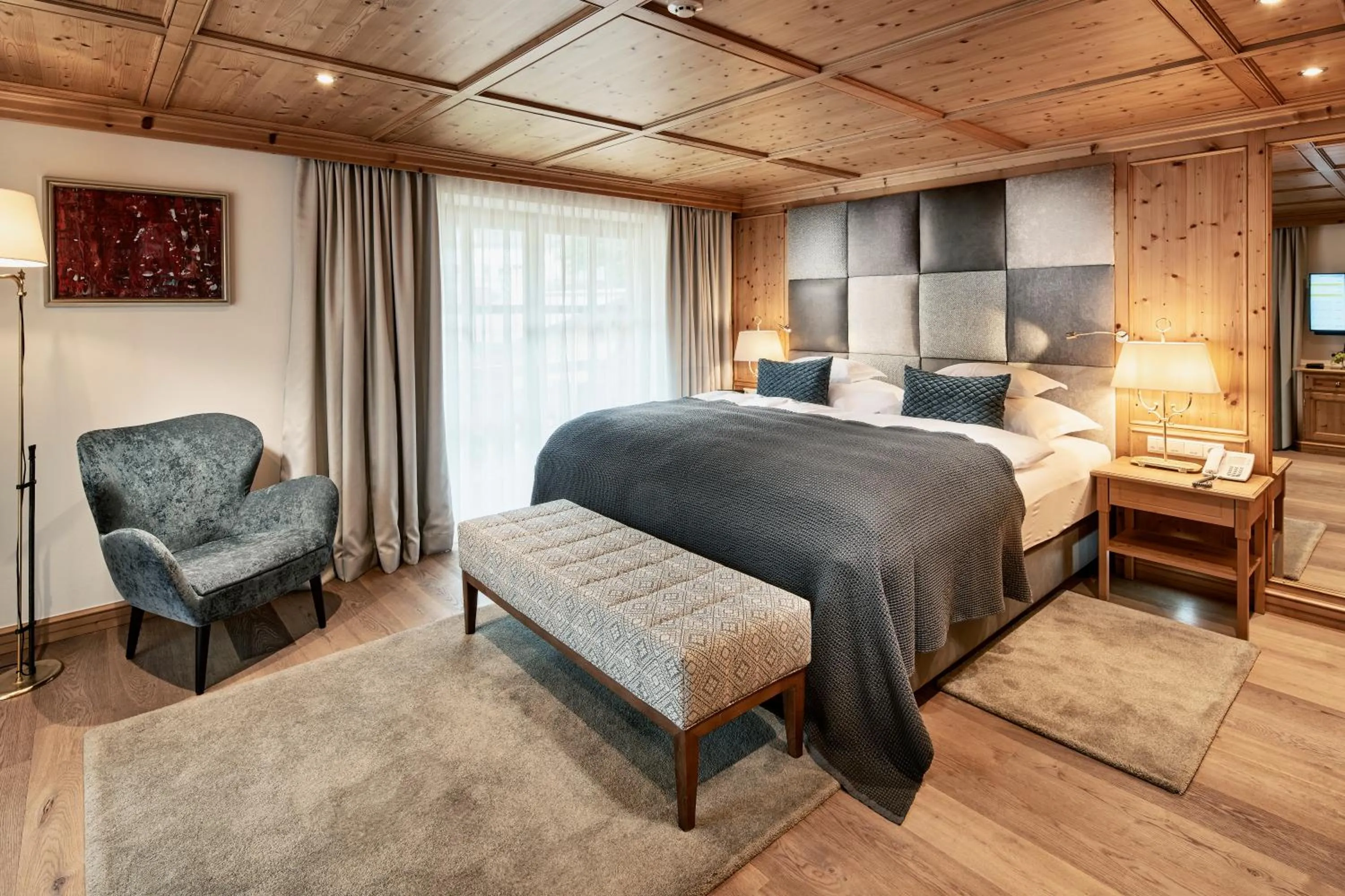 Bedroom, Bed in Burg Vital Resort