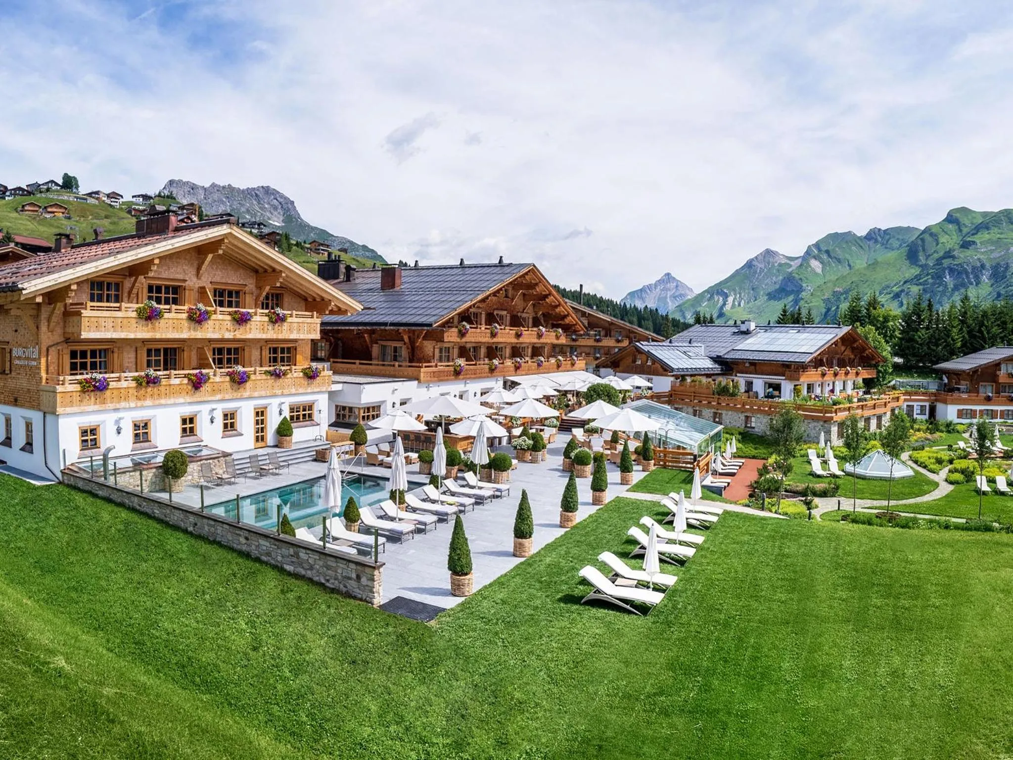 Bird's eye view in Burg Vital Resort