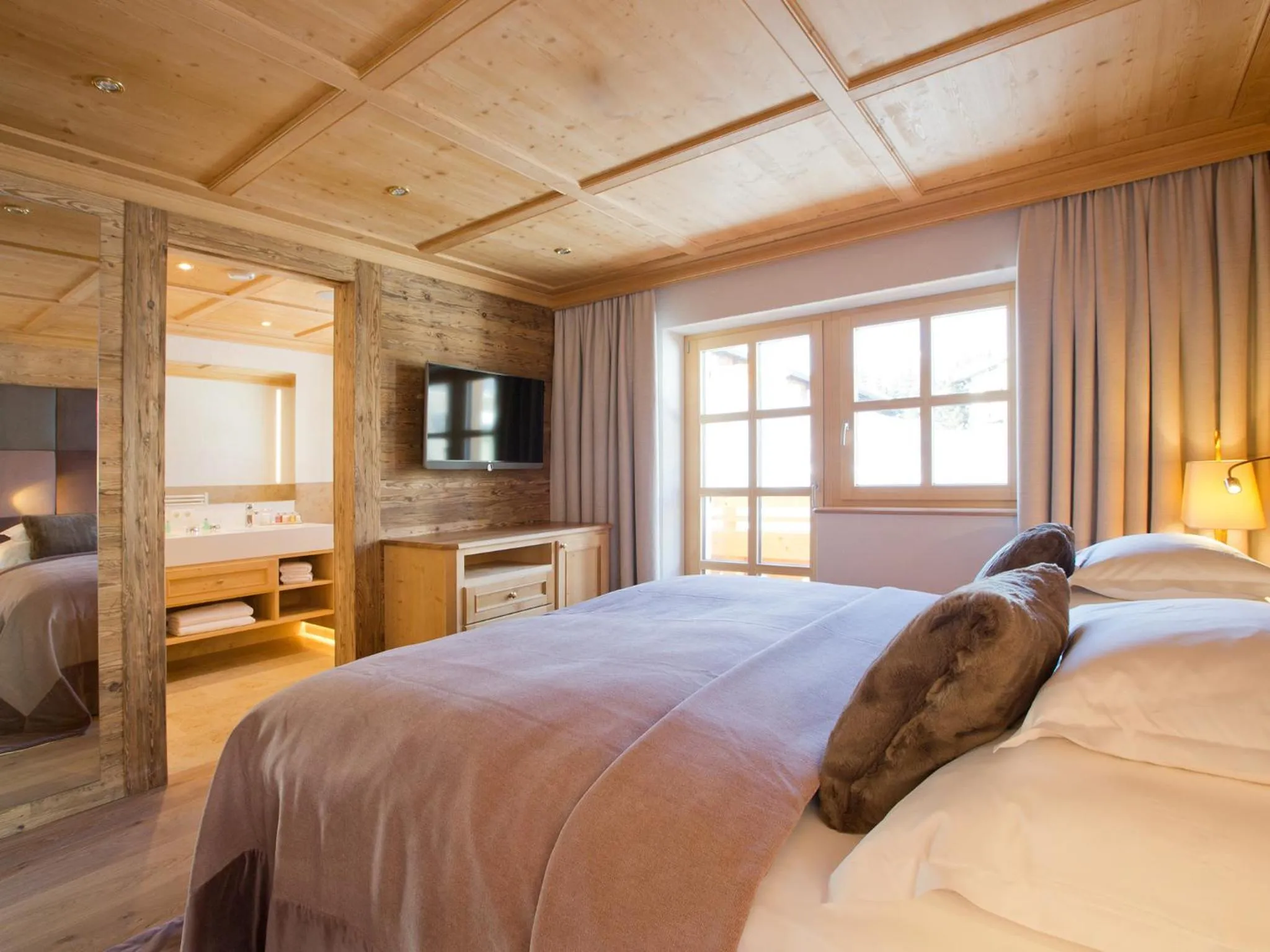 Bed in Burg Vital Resort