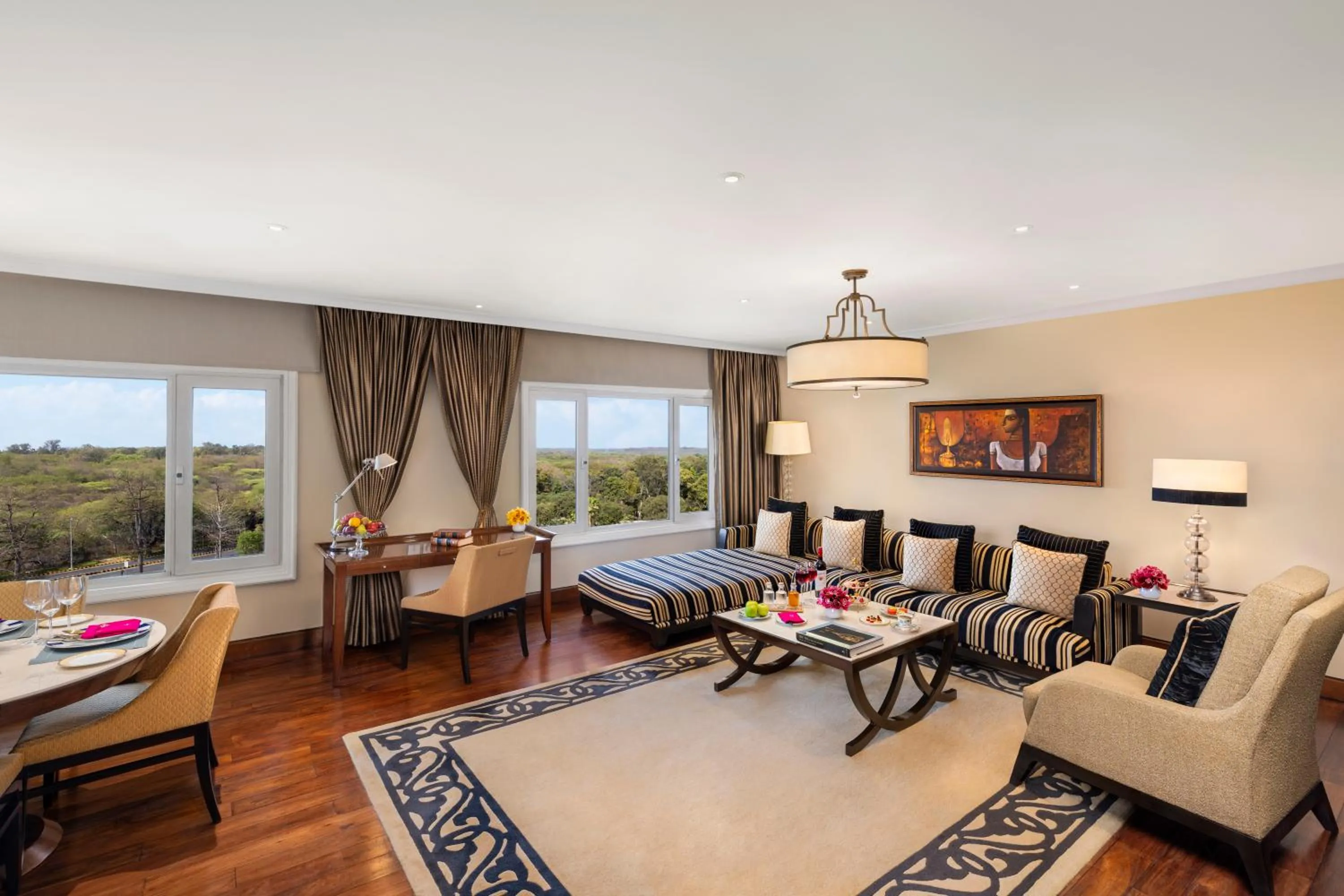 Natural landscape in Taj Palace, New Delhi