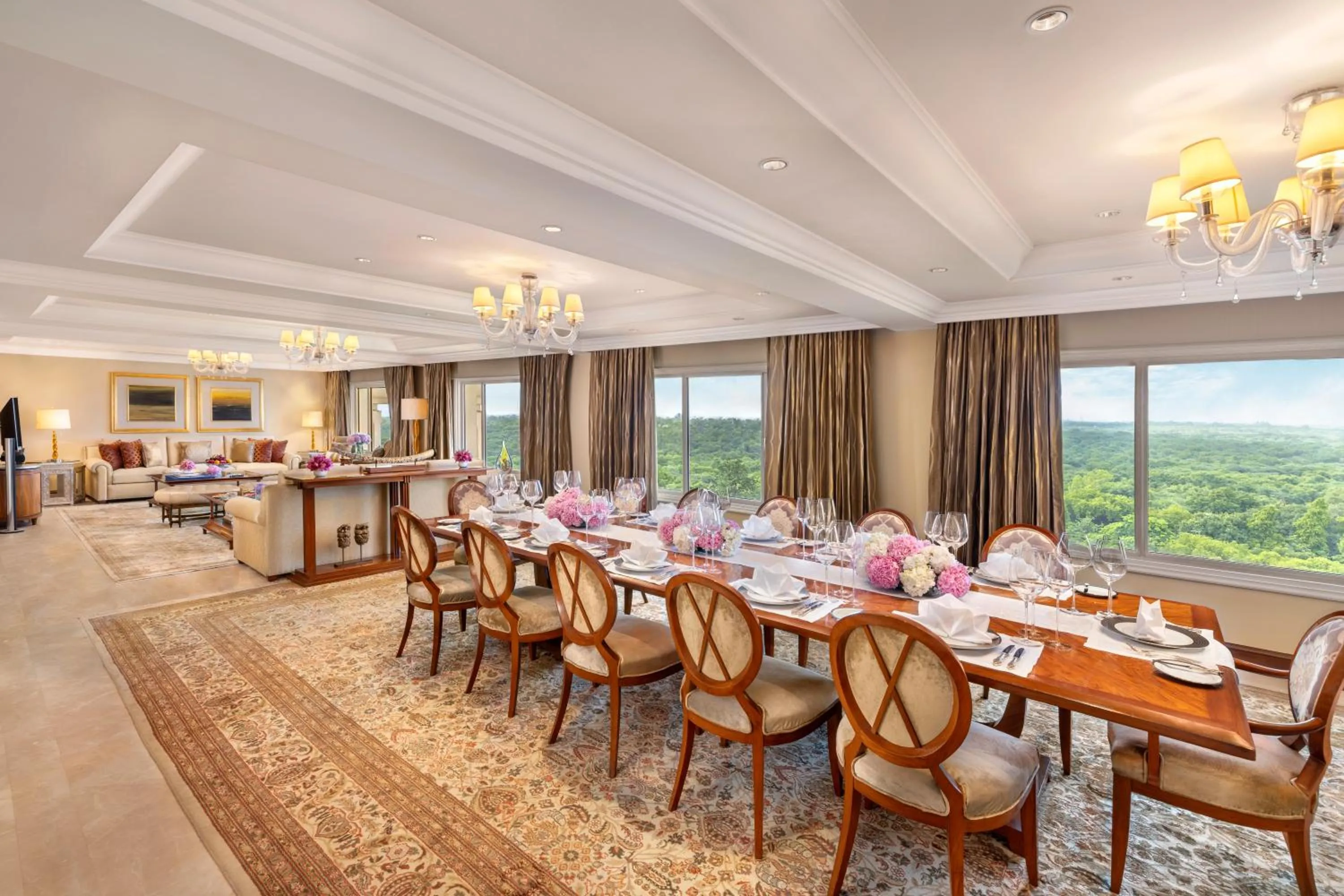 Natural landscape in Taj Palace, New Delhi