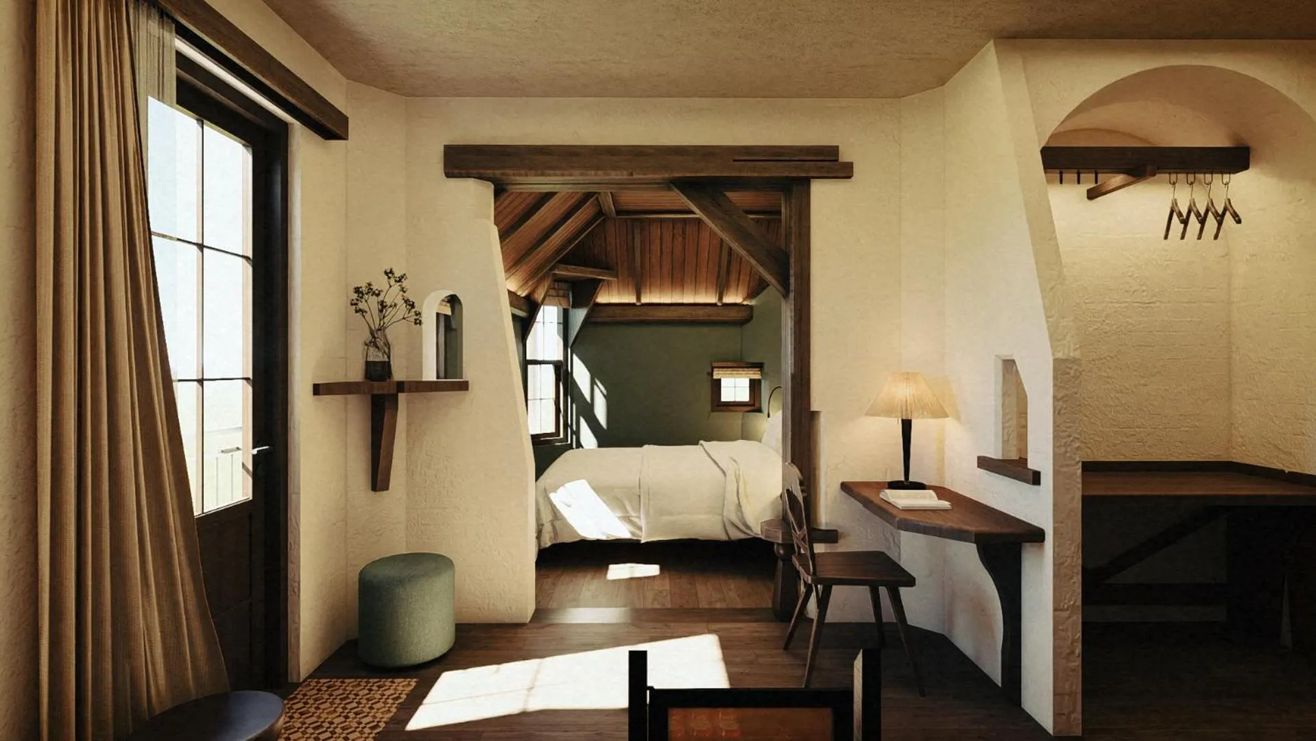 Photo of the whole room, Bed in Banla Boutique Hotel