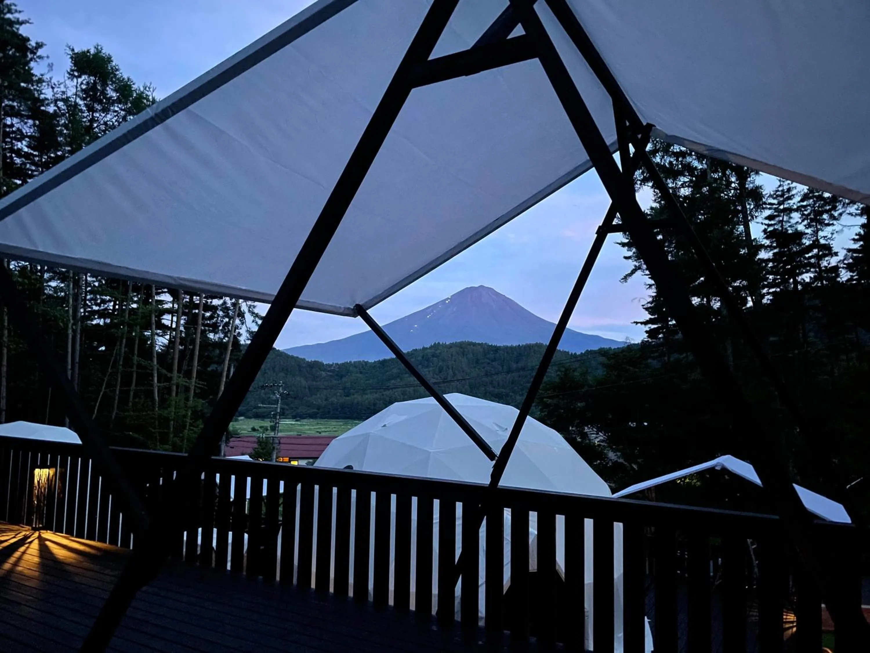 Natural landscape in TOCORO. Mt.Fuji CAMP&GLAMPING