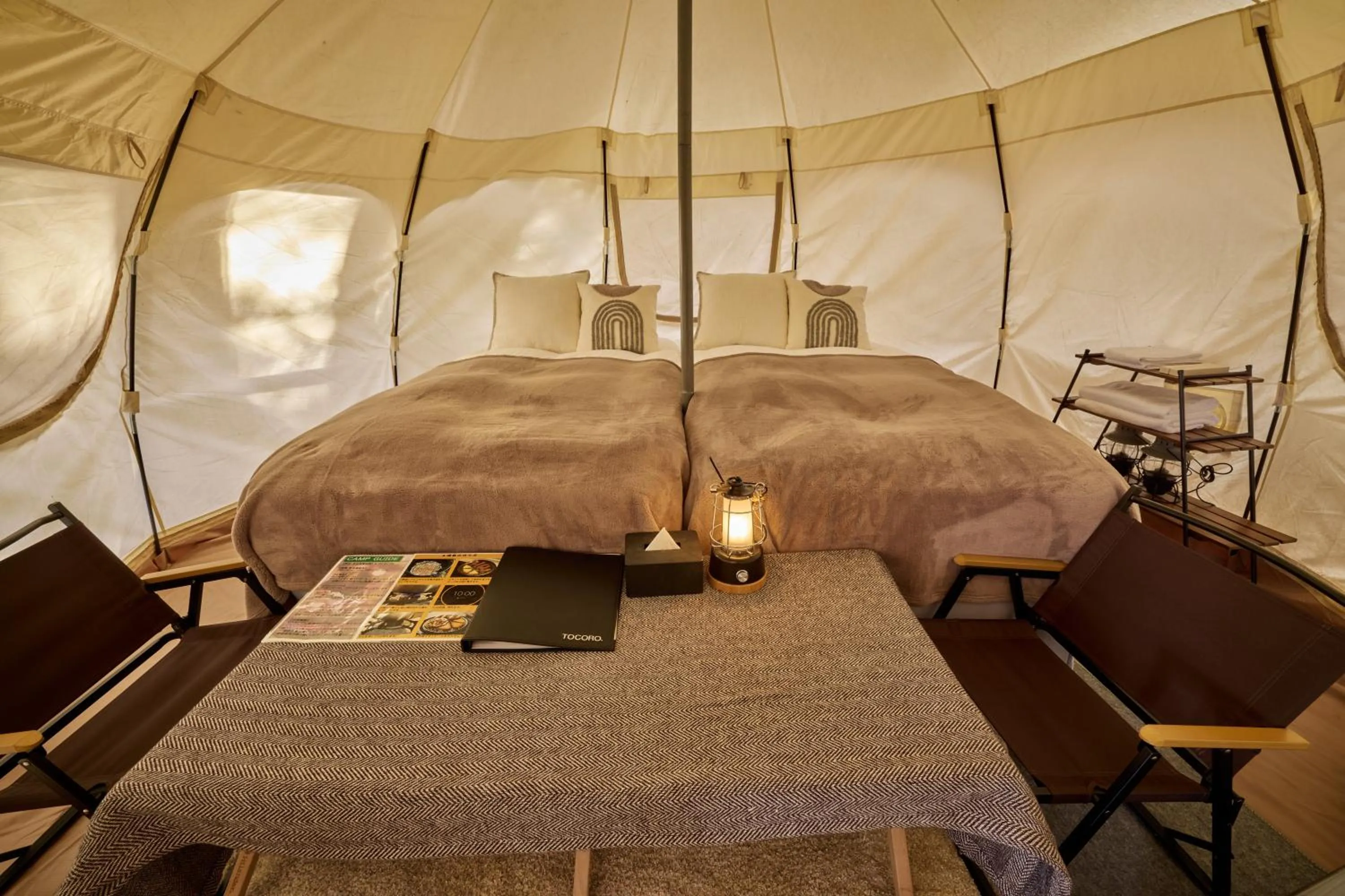 Bed in TOCORO. Mt.Fuji CAMP&GLAMPING