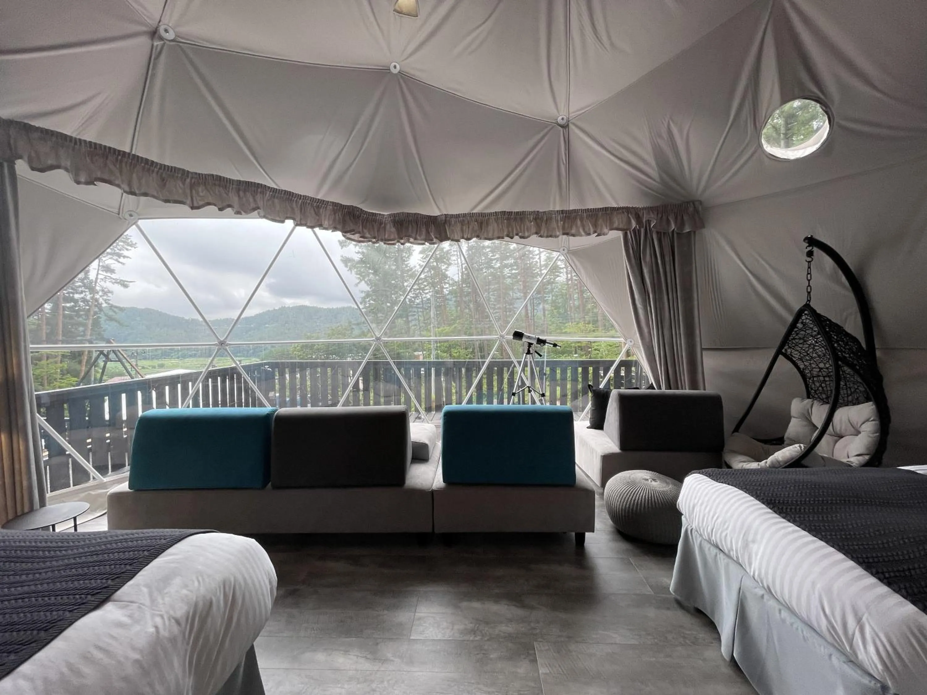 Photo of the whole room, Bed in TOCORO. Mt.Fuji CAMP&GLAMPING