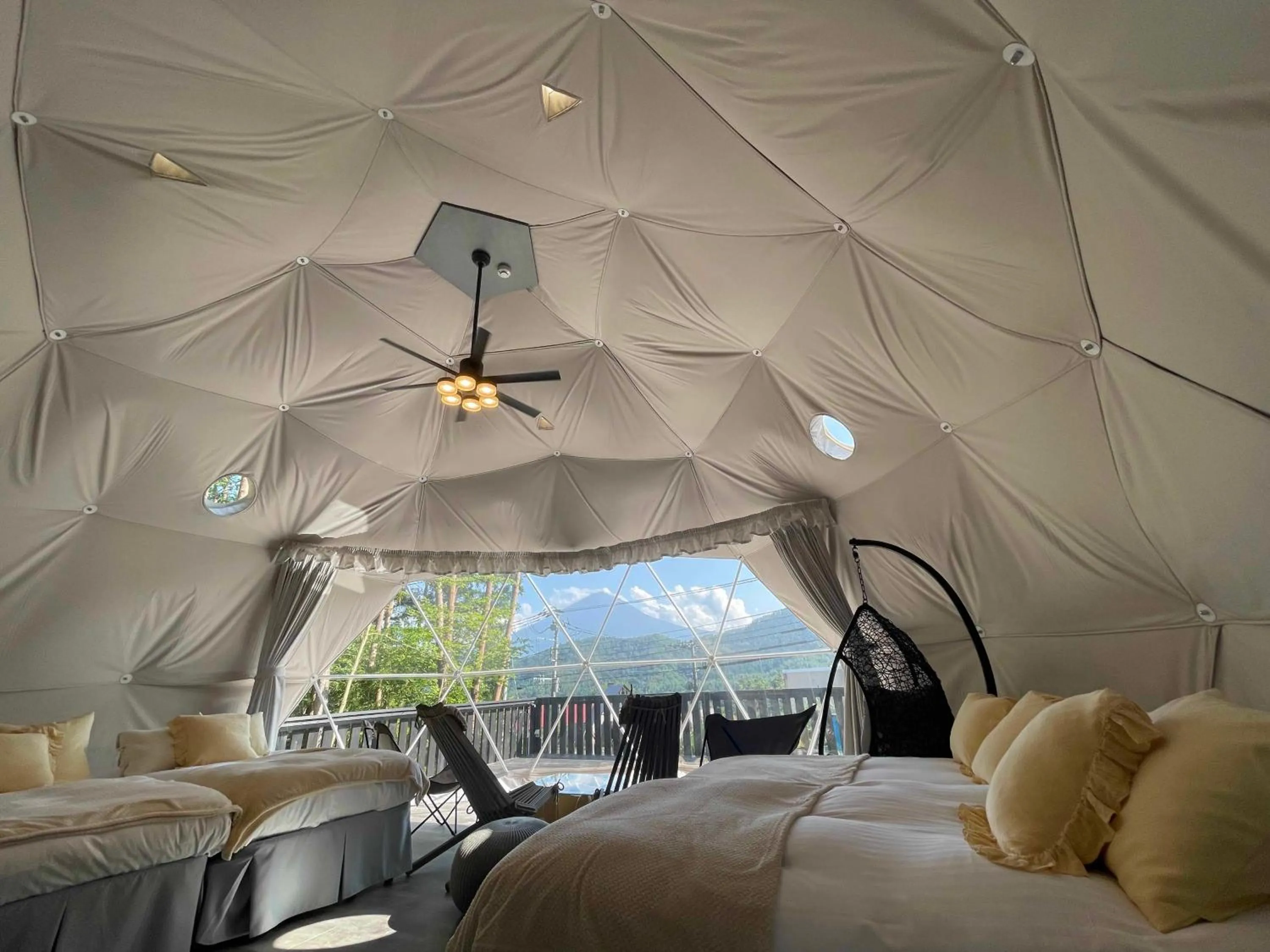 Bed in TOCORO. Mt.Fuji CAMP&GLAMPING