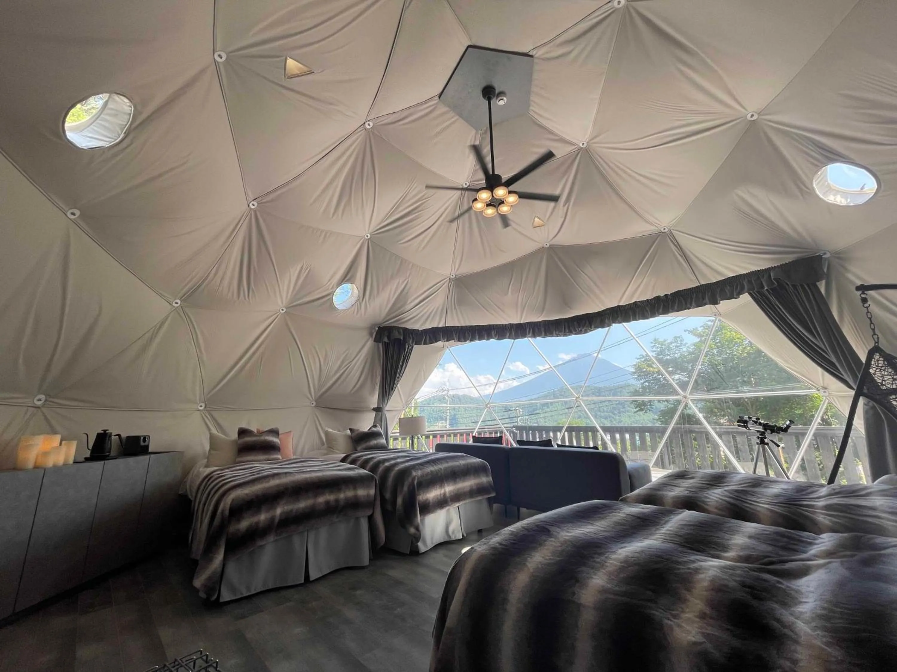 Bed in TOCORO. Mt.Fuji CAMP&GLAMPING