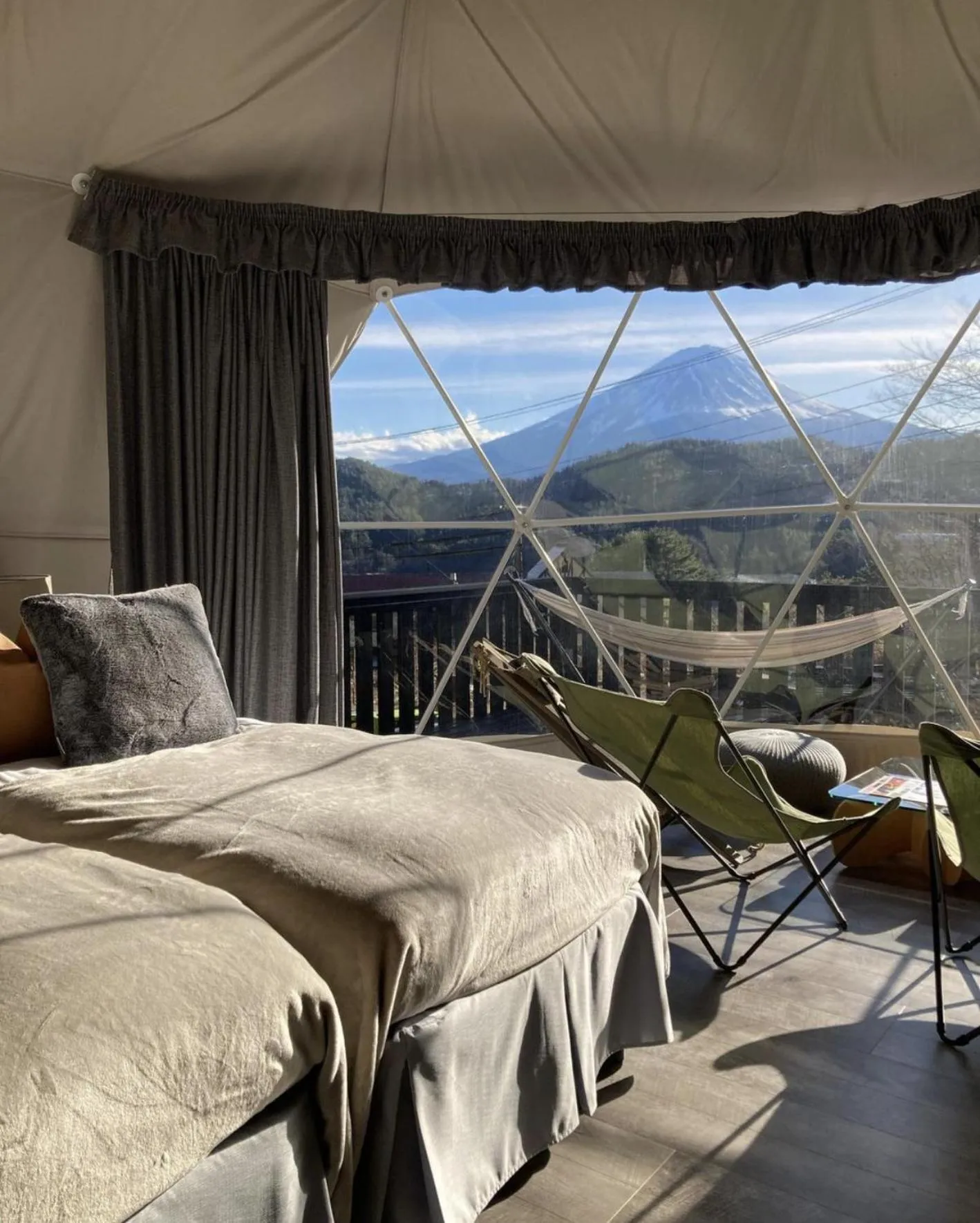 Bed in TOCORO. Mt.Fuji CAMP&GLAMPING