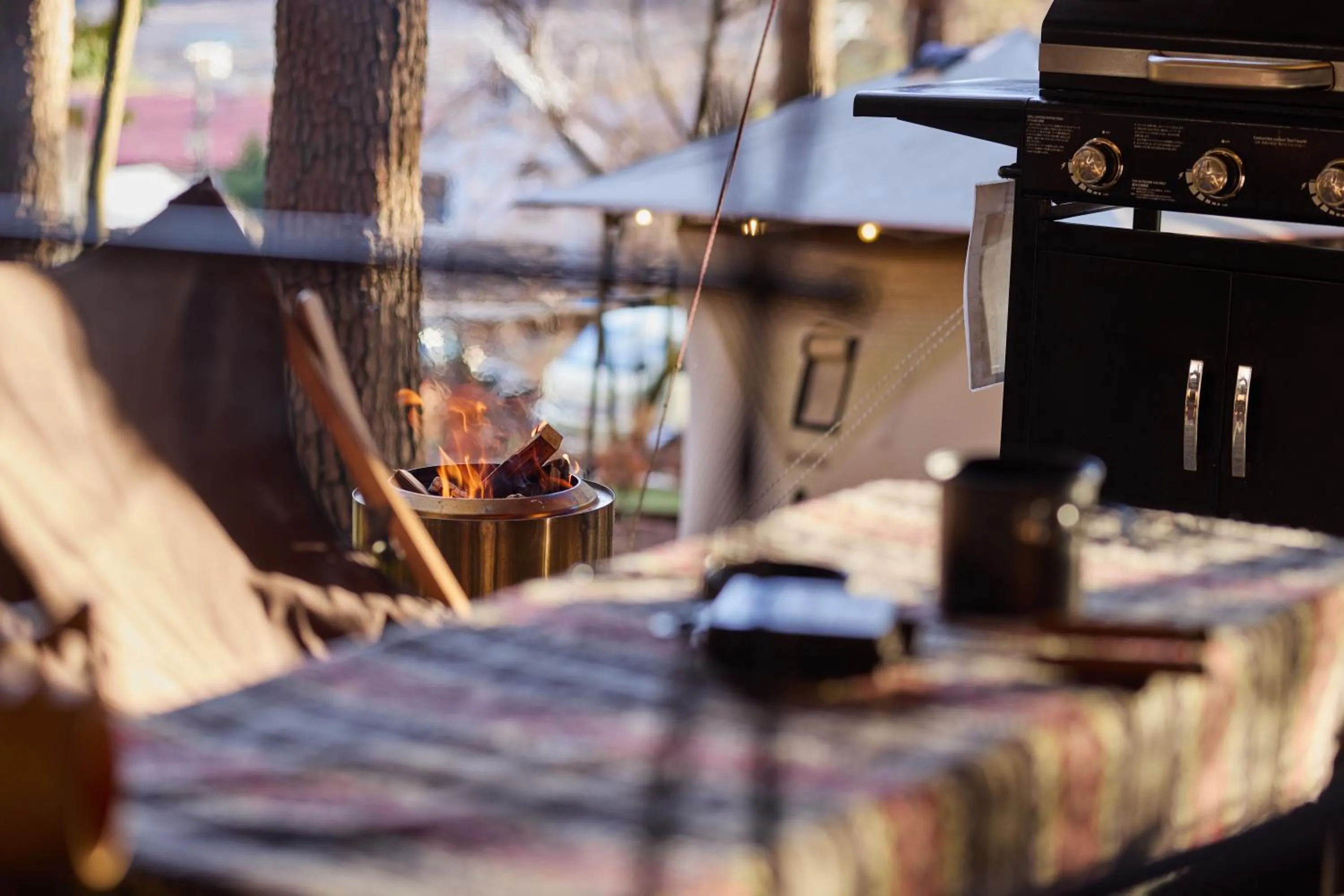 BBQ facilities in TOCORO. Mt.Fuji CAMP&GLAMPING