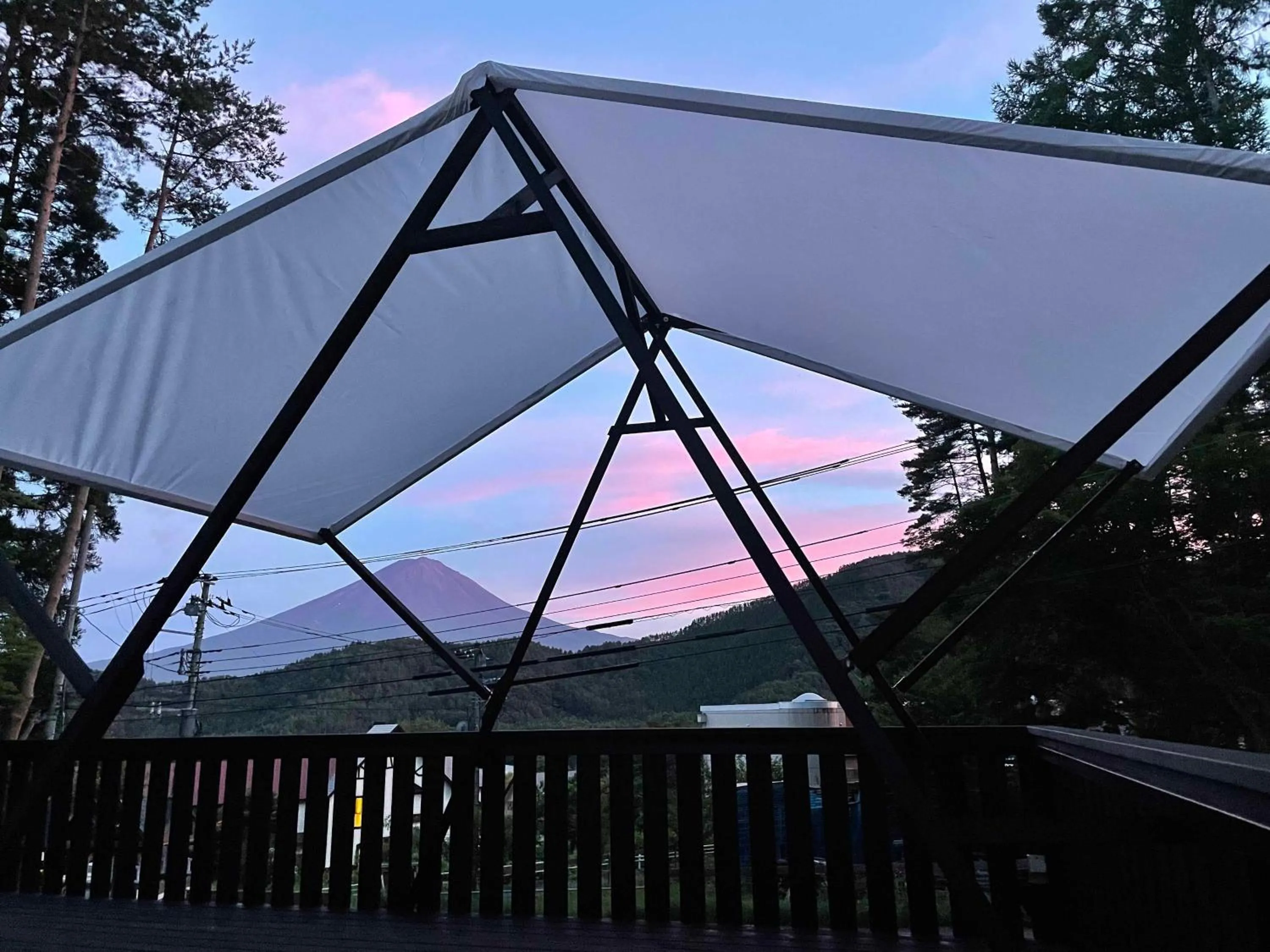 Natural landscape in TOCORO. Mt.Fuji CAMP&GLAMPING