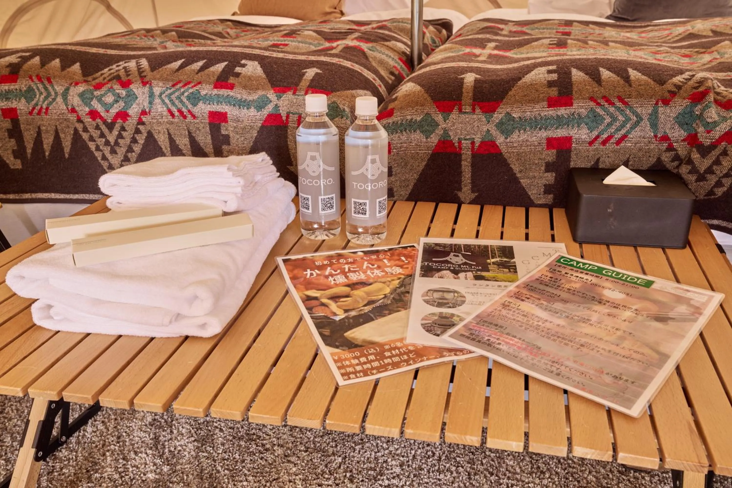 Photo of the whole room in TOCORO. Mt.Fuji CAMP&GLAMPING