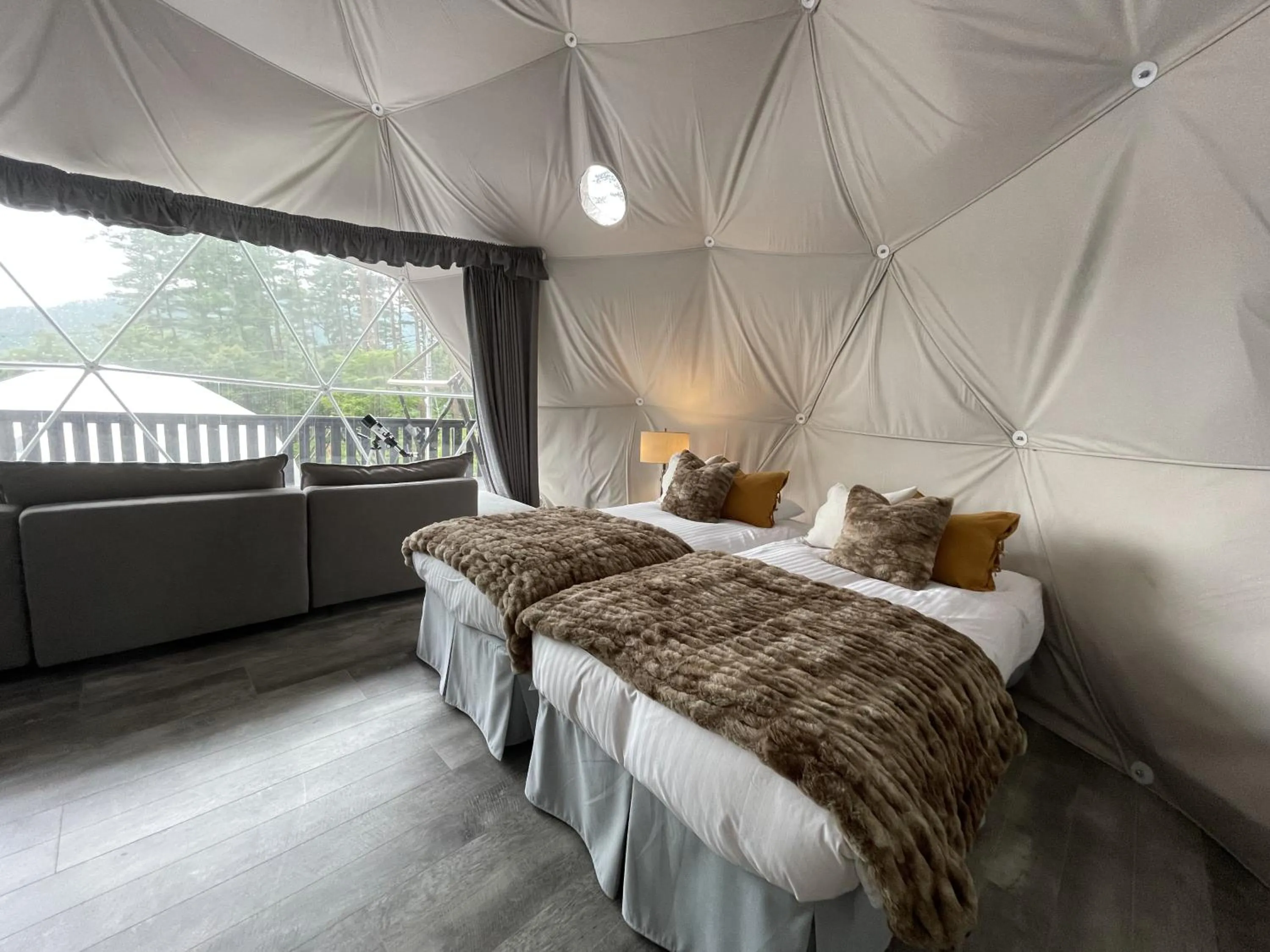 Bed in TOCORO. Mt.Fuji CAMP&GLAMPING