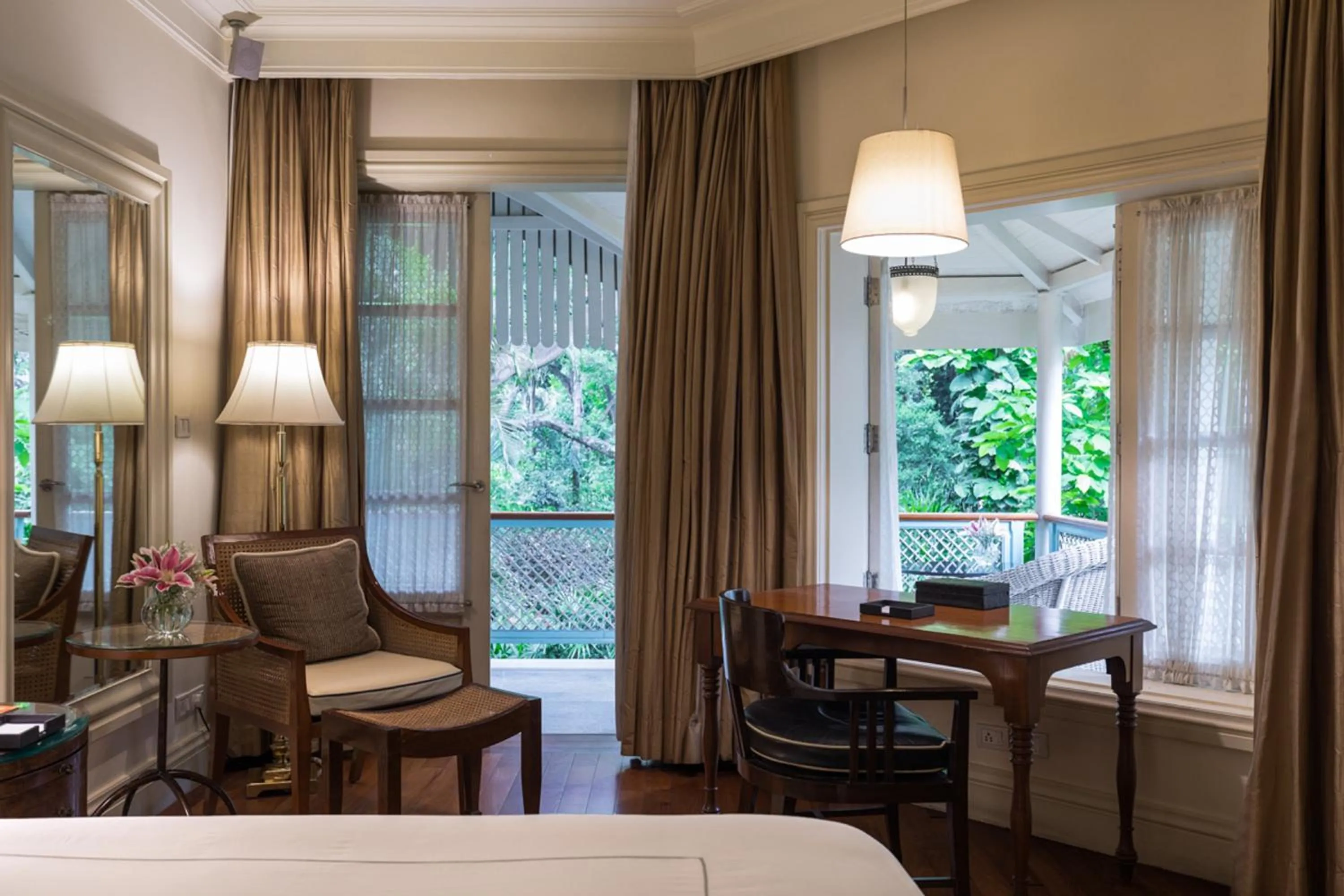 Seating area in Taj West End