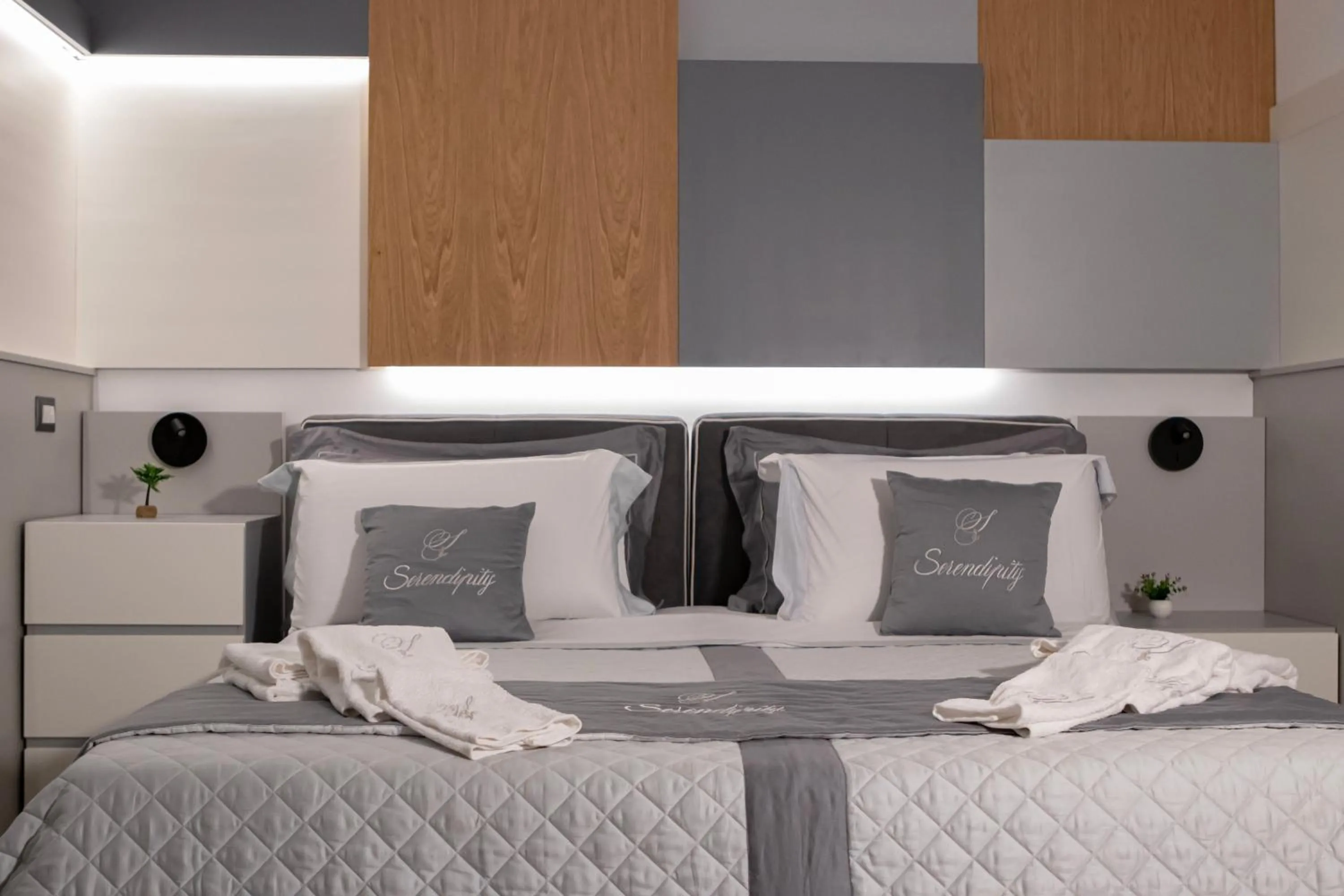 Bed in Serendipity B&B