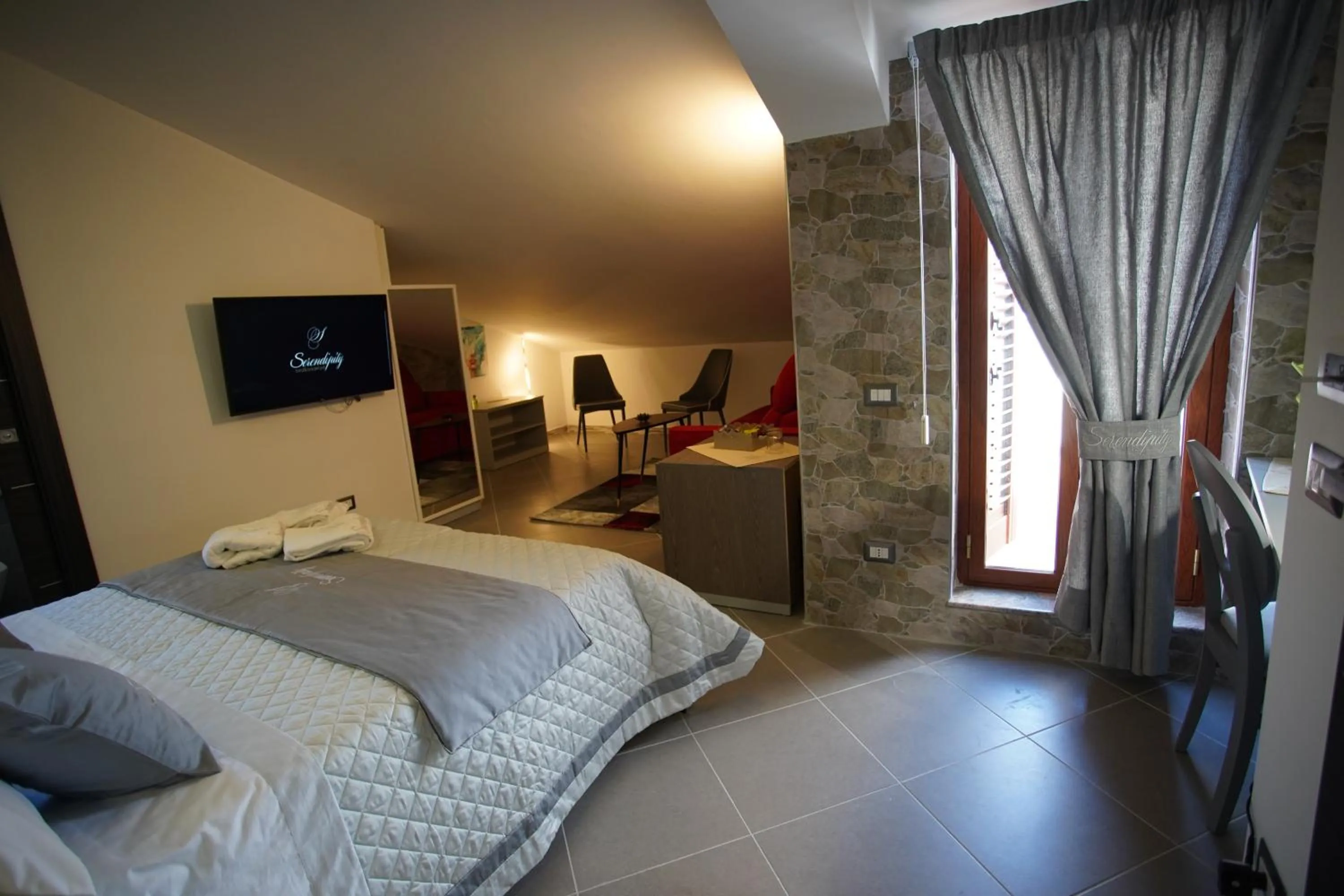 Bed in Serendipity B&B