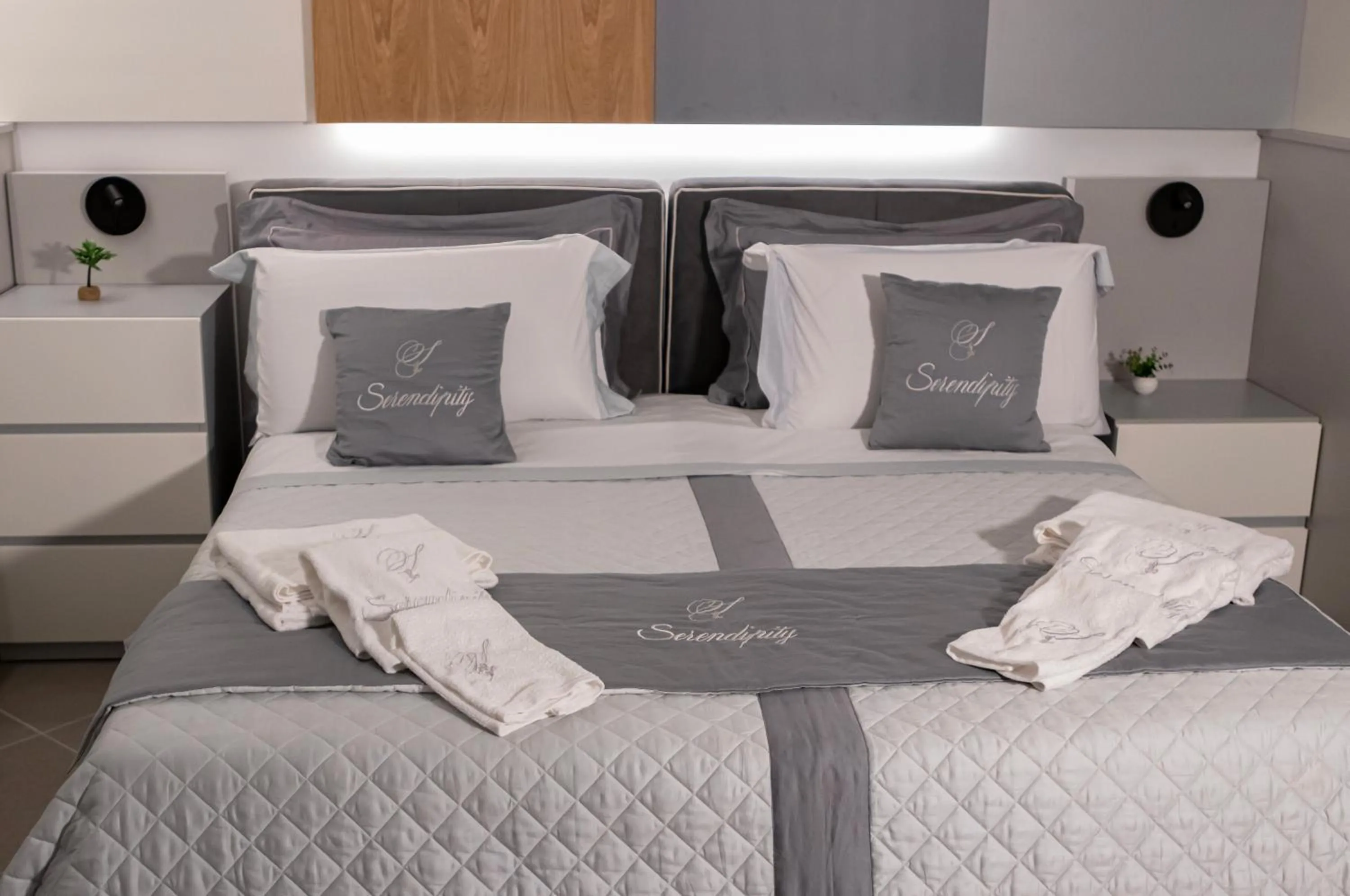 Bed in Serendipity B&B