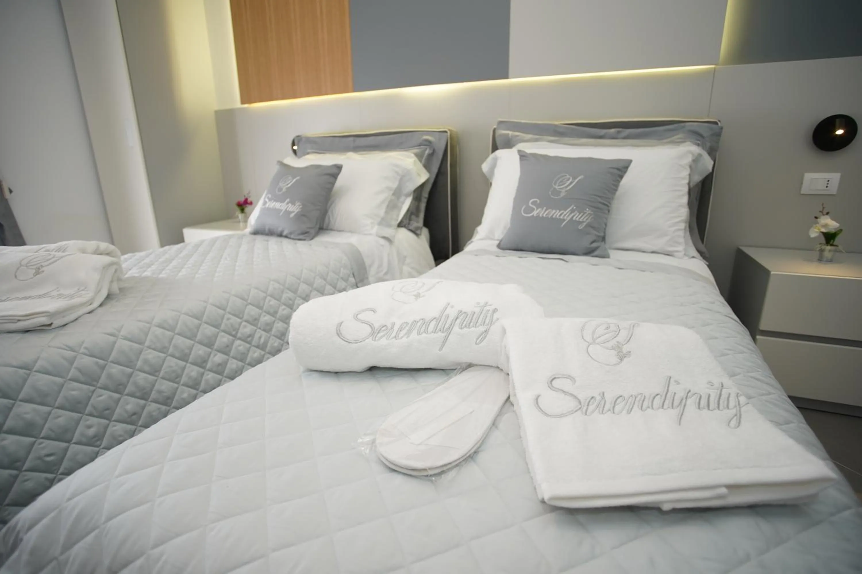 Bed in Serendipity B&B