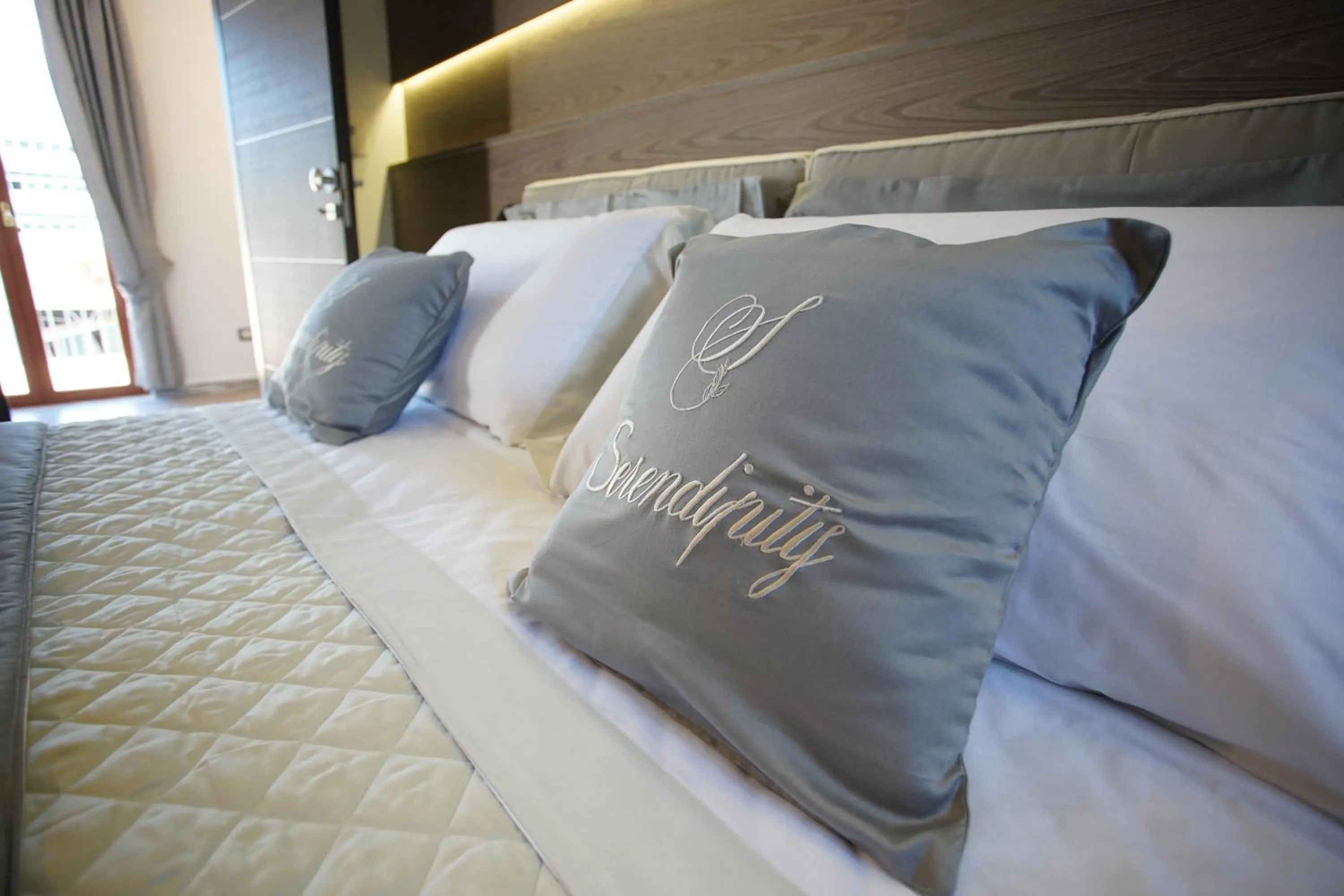 Bed in Serendipity B&B