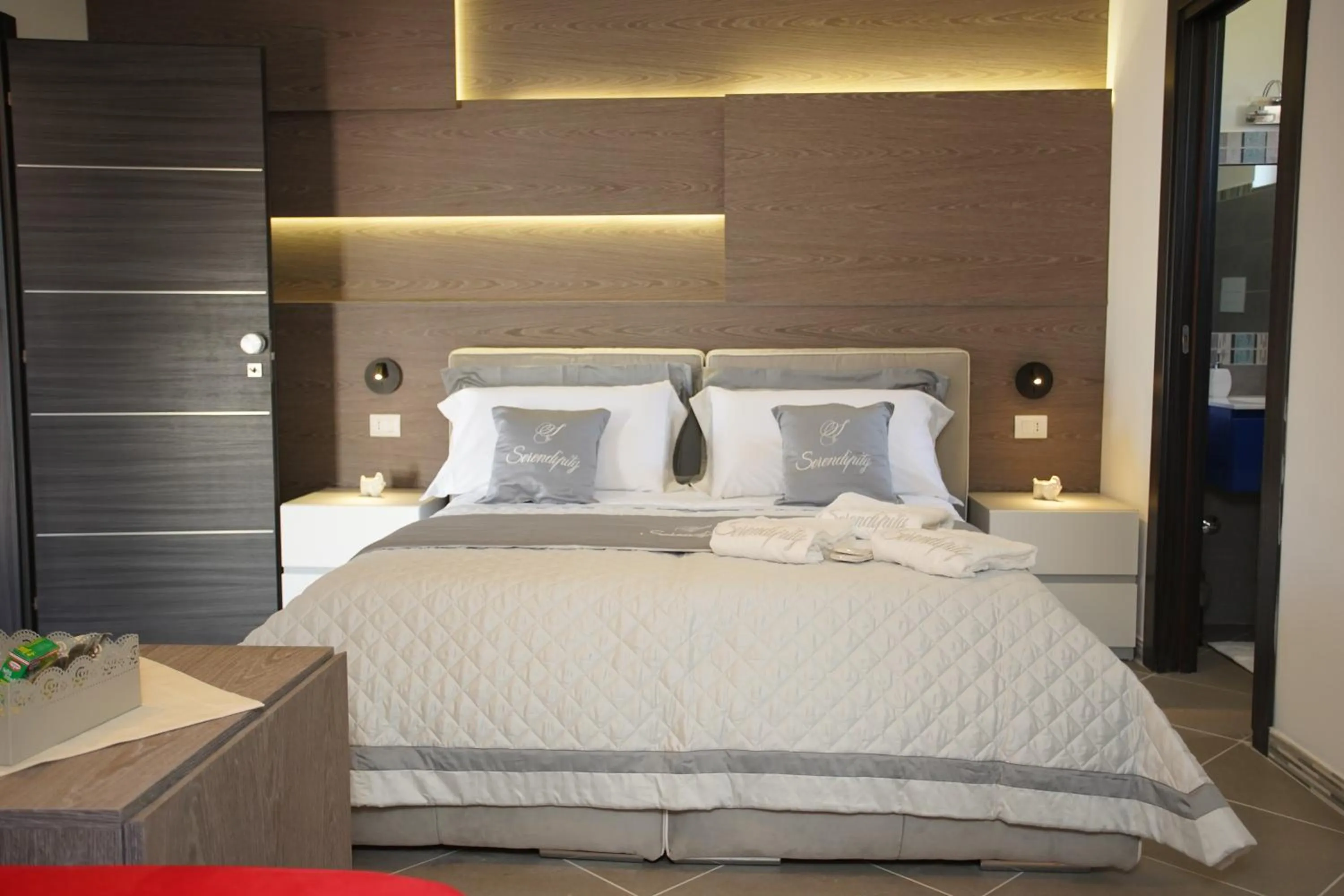 Bed in Serendipity B&B