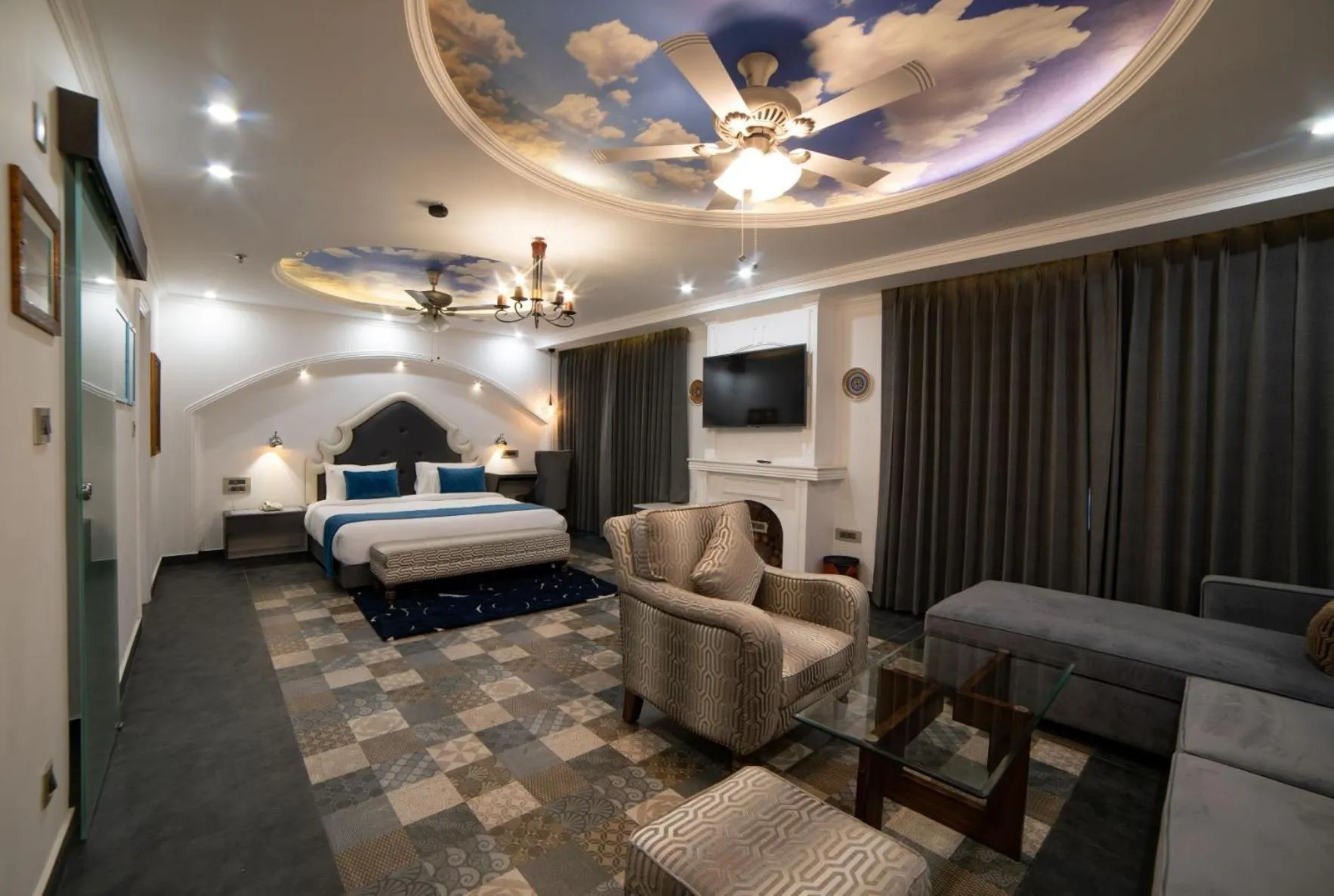 Bedroom, Bed in Sterling Marbella Dehradun