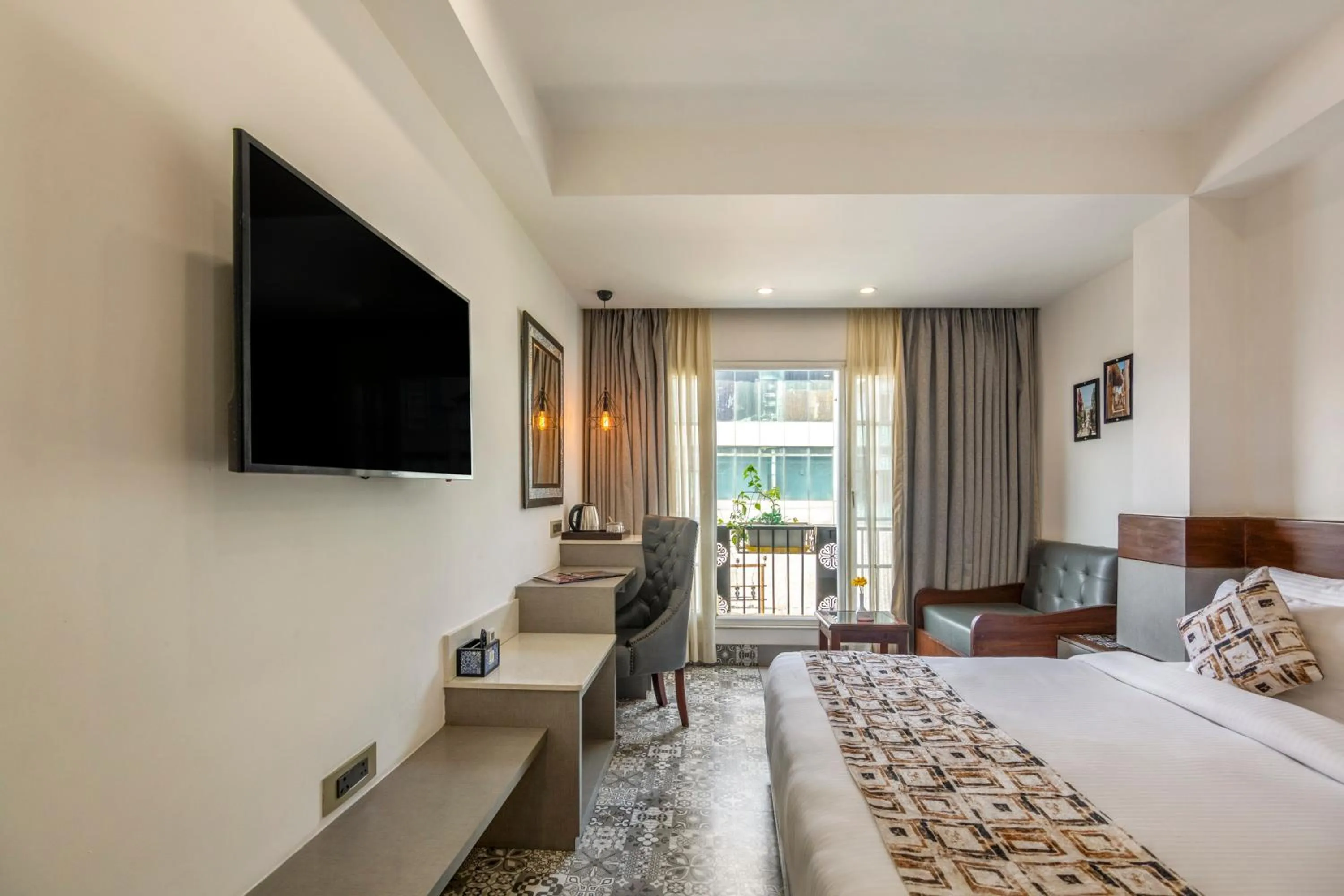 View (from property/room), Bed in Sterling Marbella Dehradun