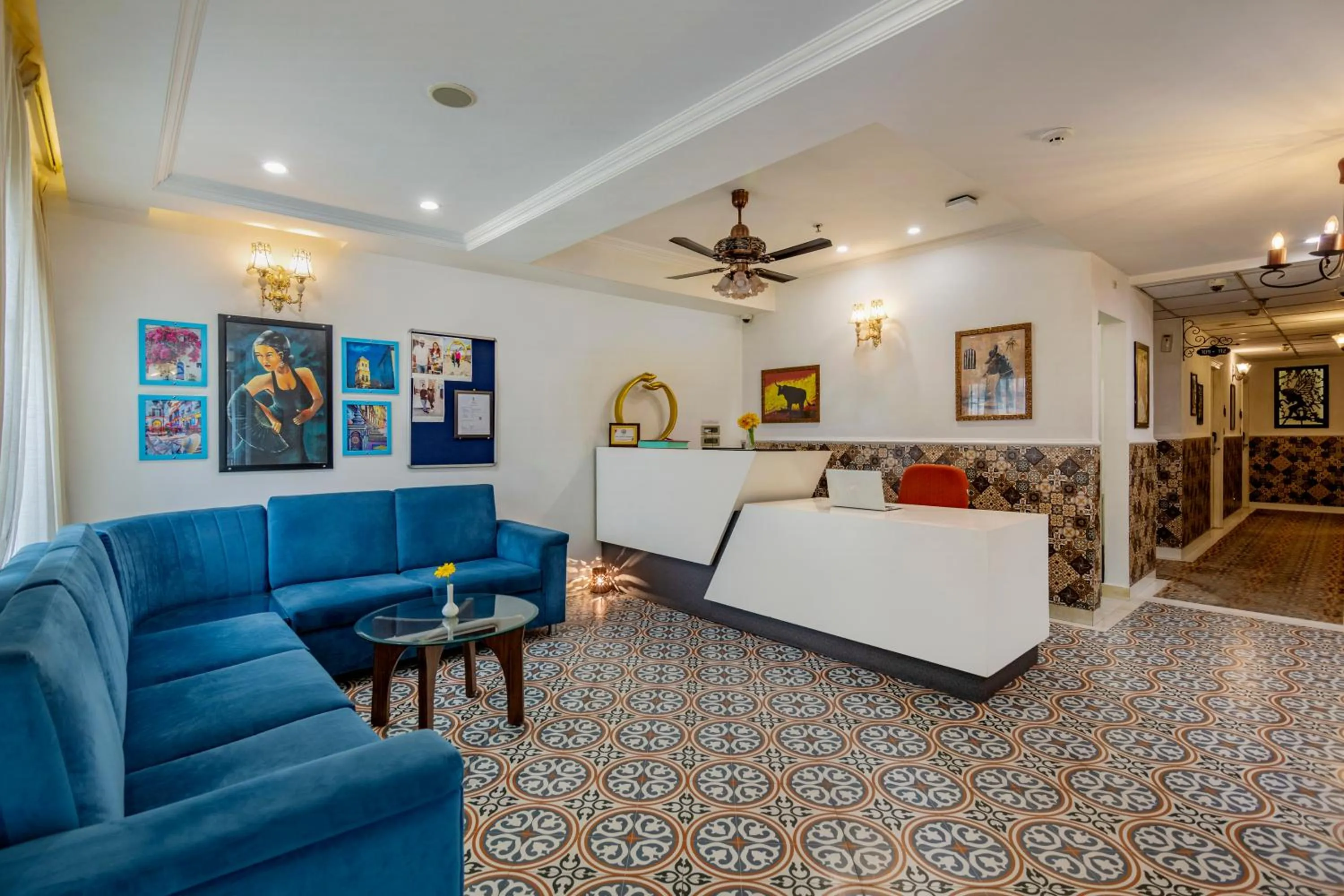 Lobby or reception in Sterling Marbella Dehradun