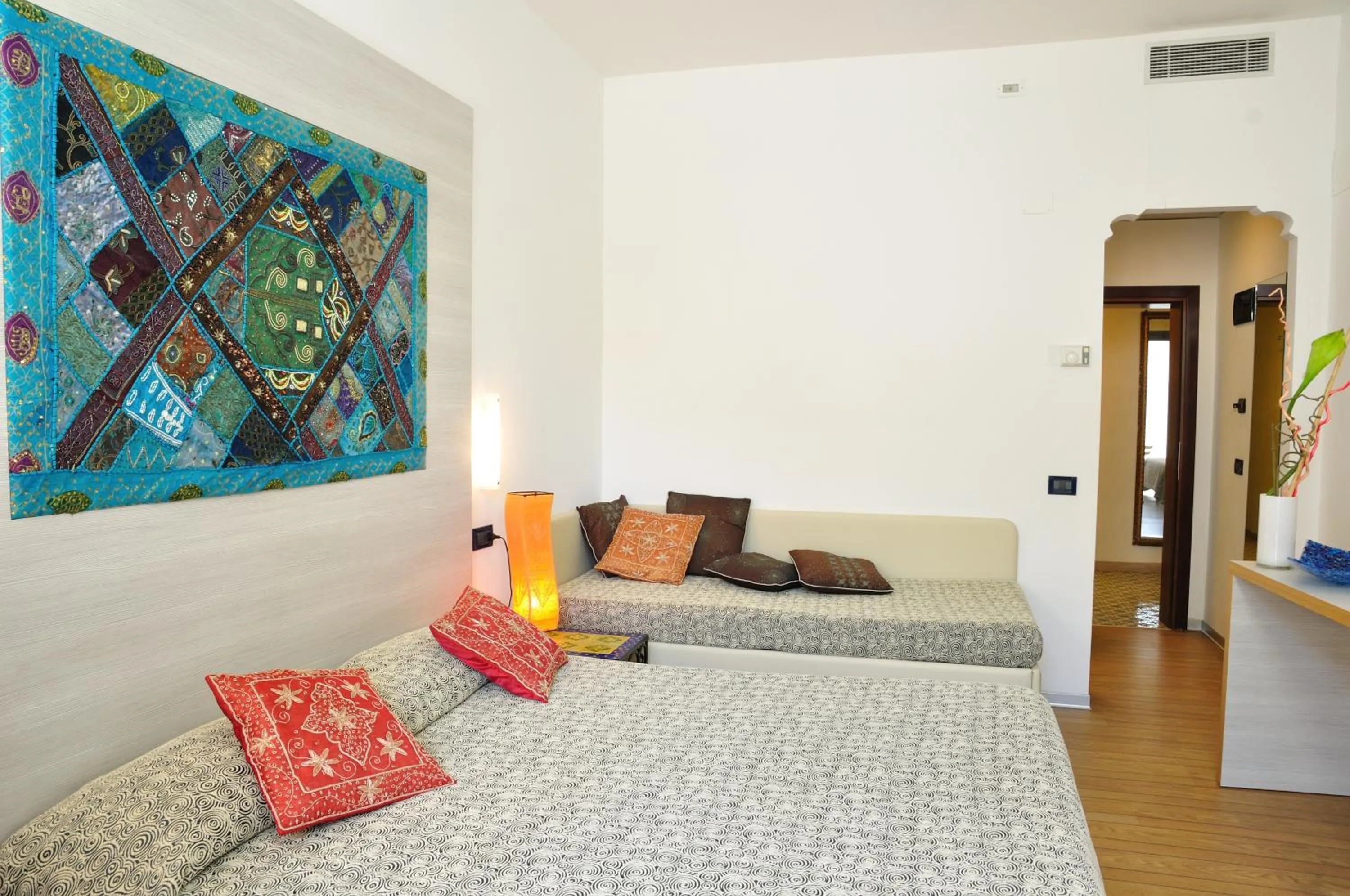 Bed in Hotel Gambrinus