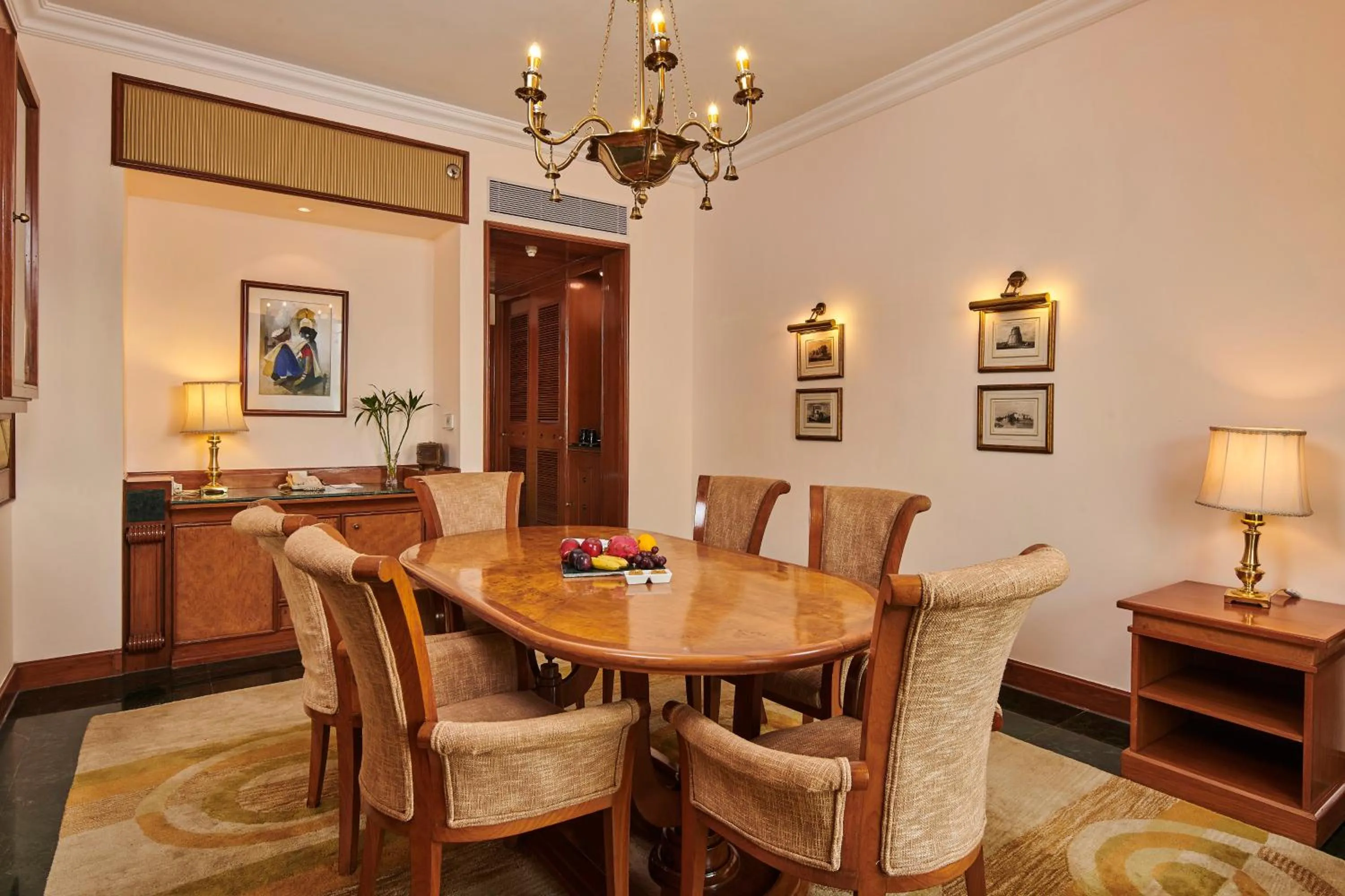 Dining area in The Ummed Ahmedabad Airport
