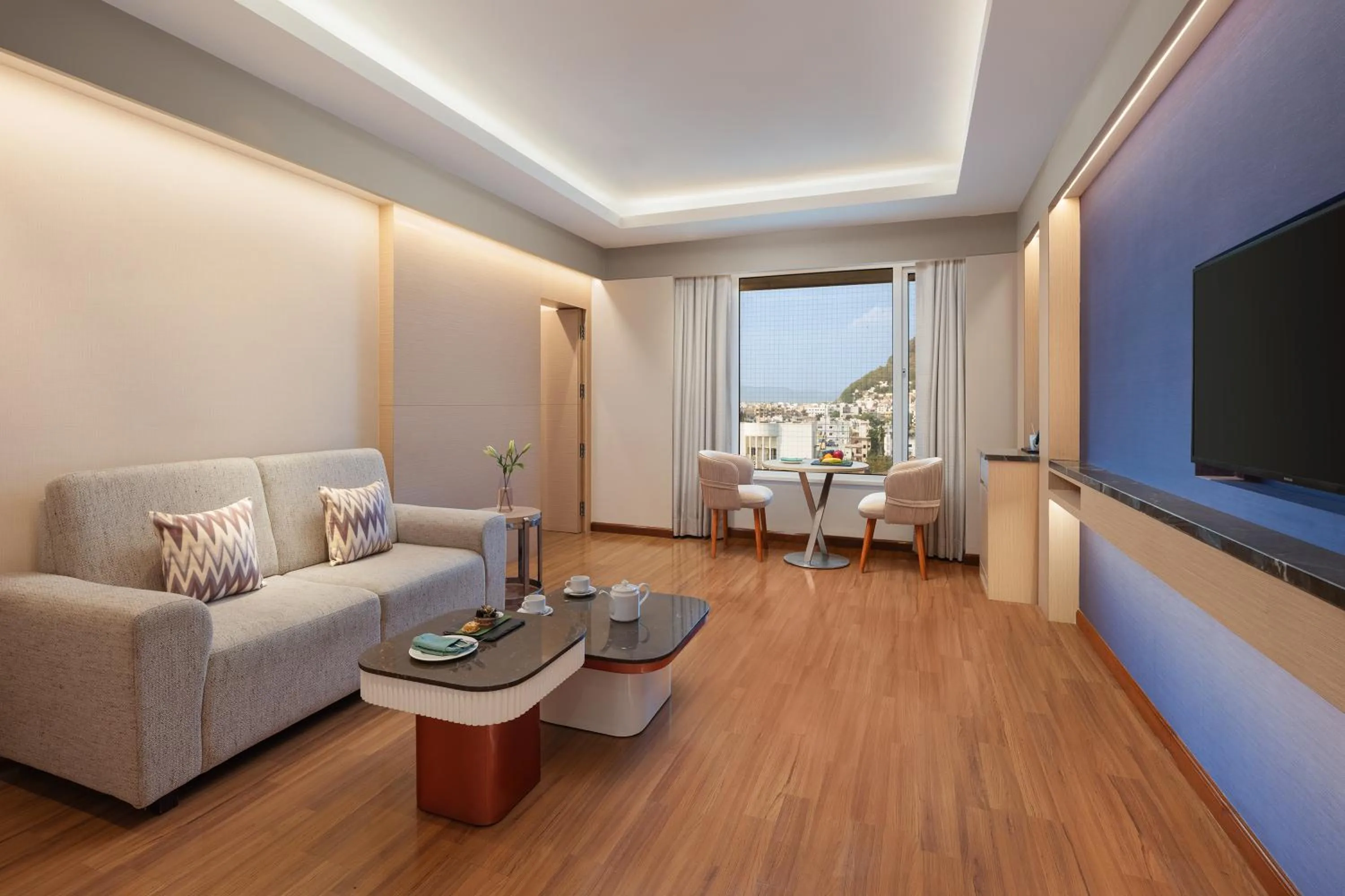 Living room in Vivanta Vijayawada, MG Road