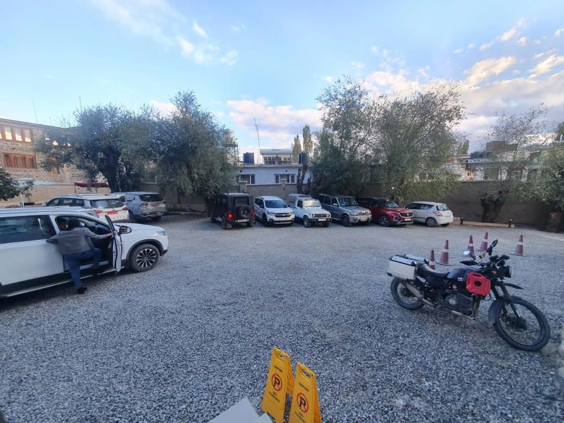 Parking in Hotel Amanthi Ladakh