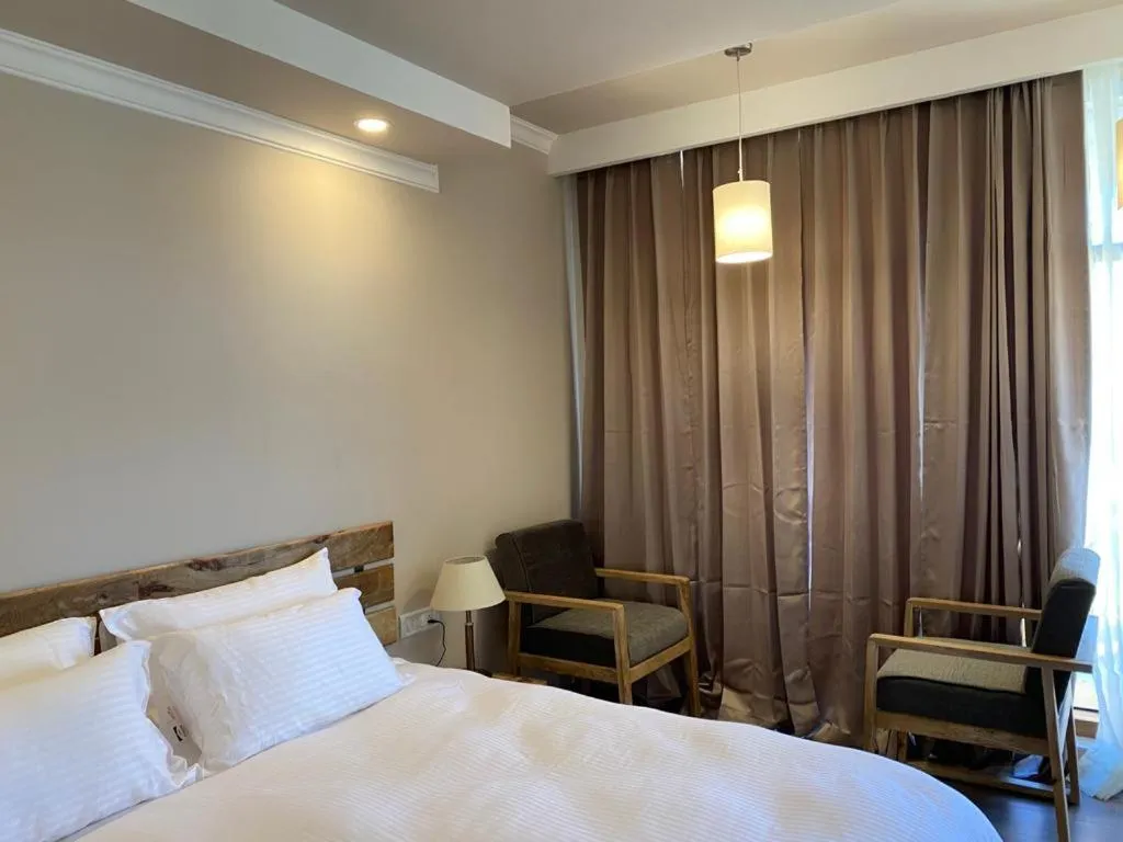 Bed in Hotel Amanthi Ladakh