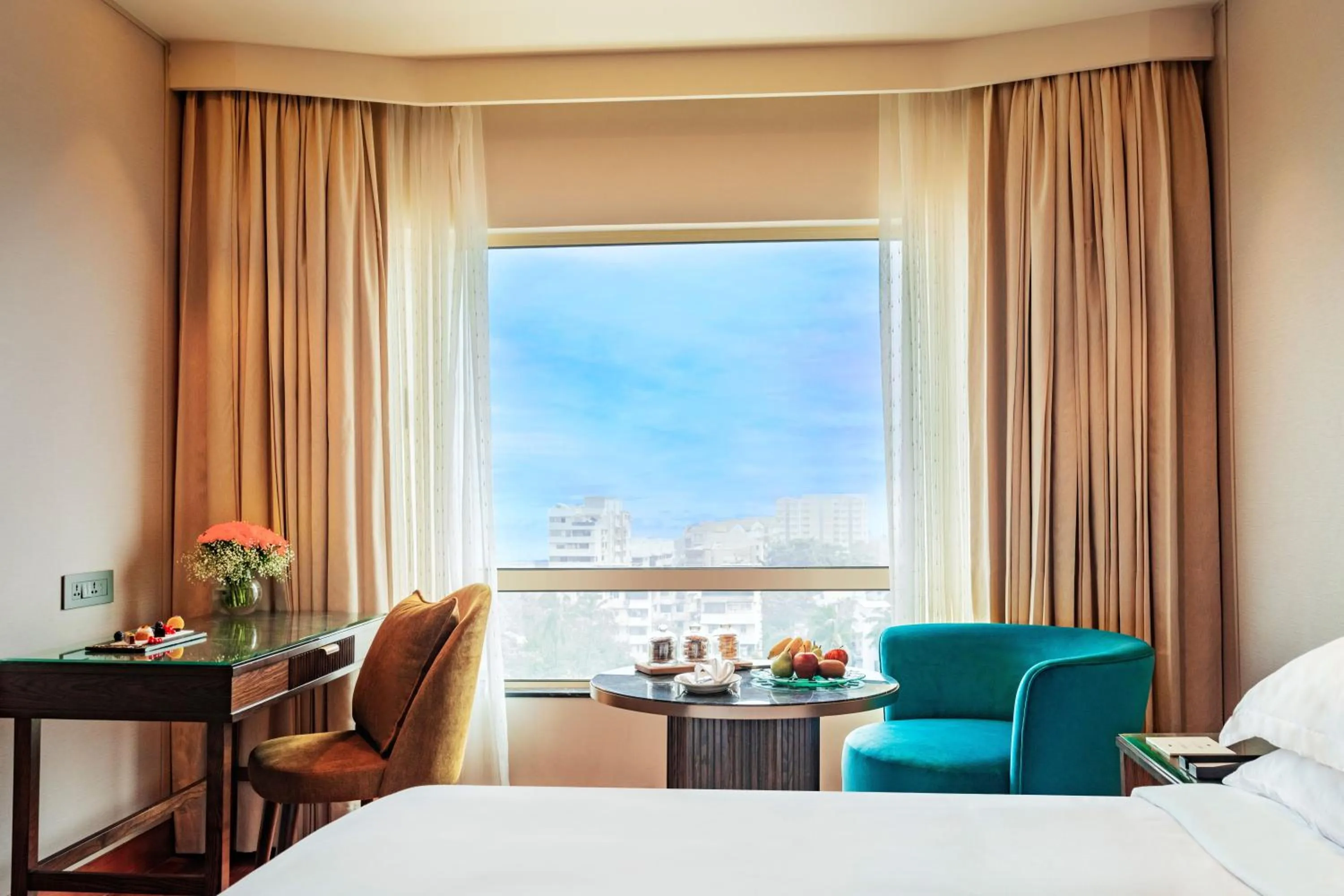 Seating area, Bed in President - IHCL SeleQtions