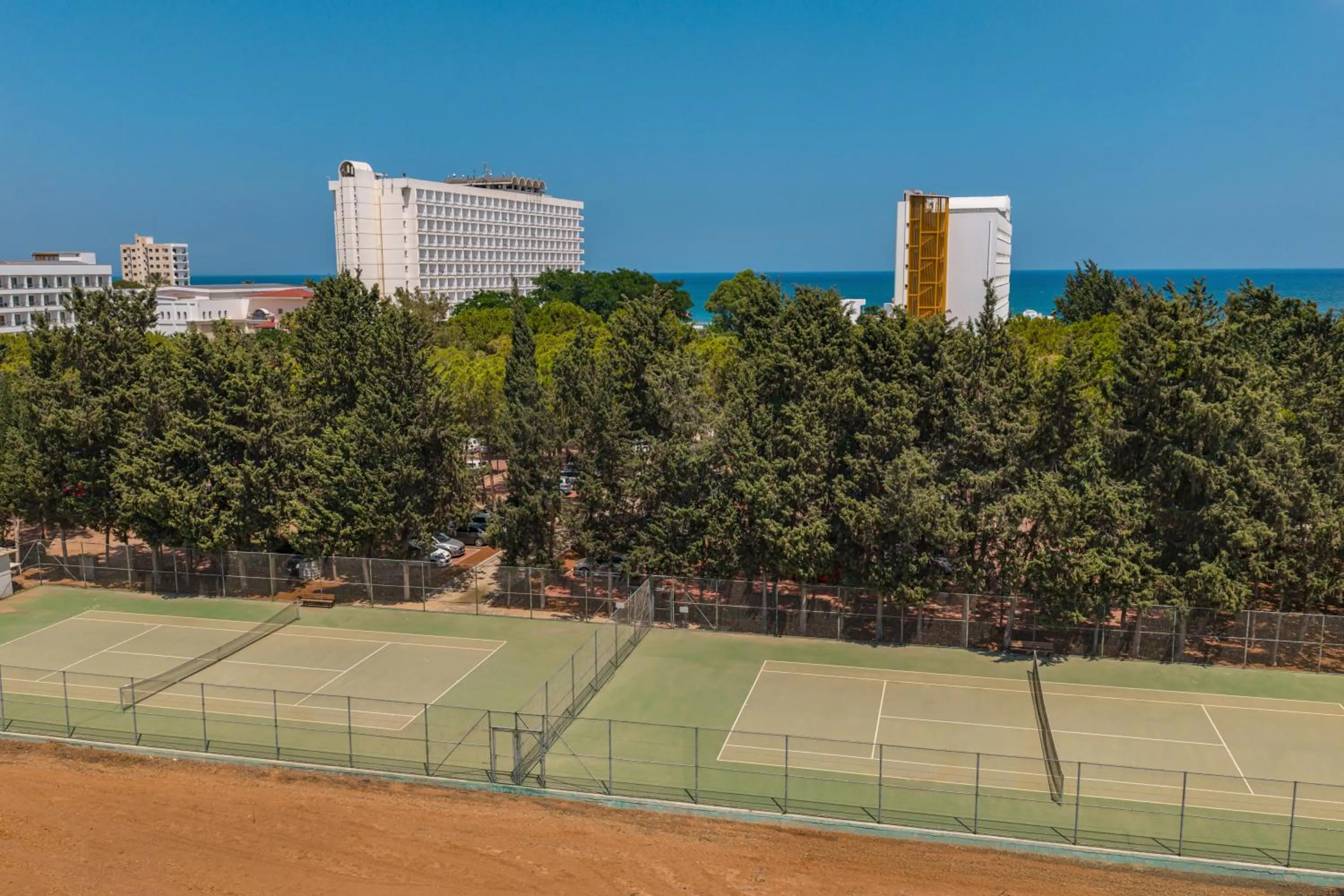 Tennis court in Salamis Bay Conti Hotel Resort & SPA & Casino
