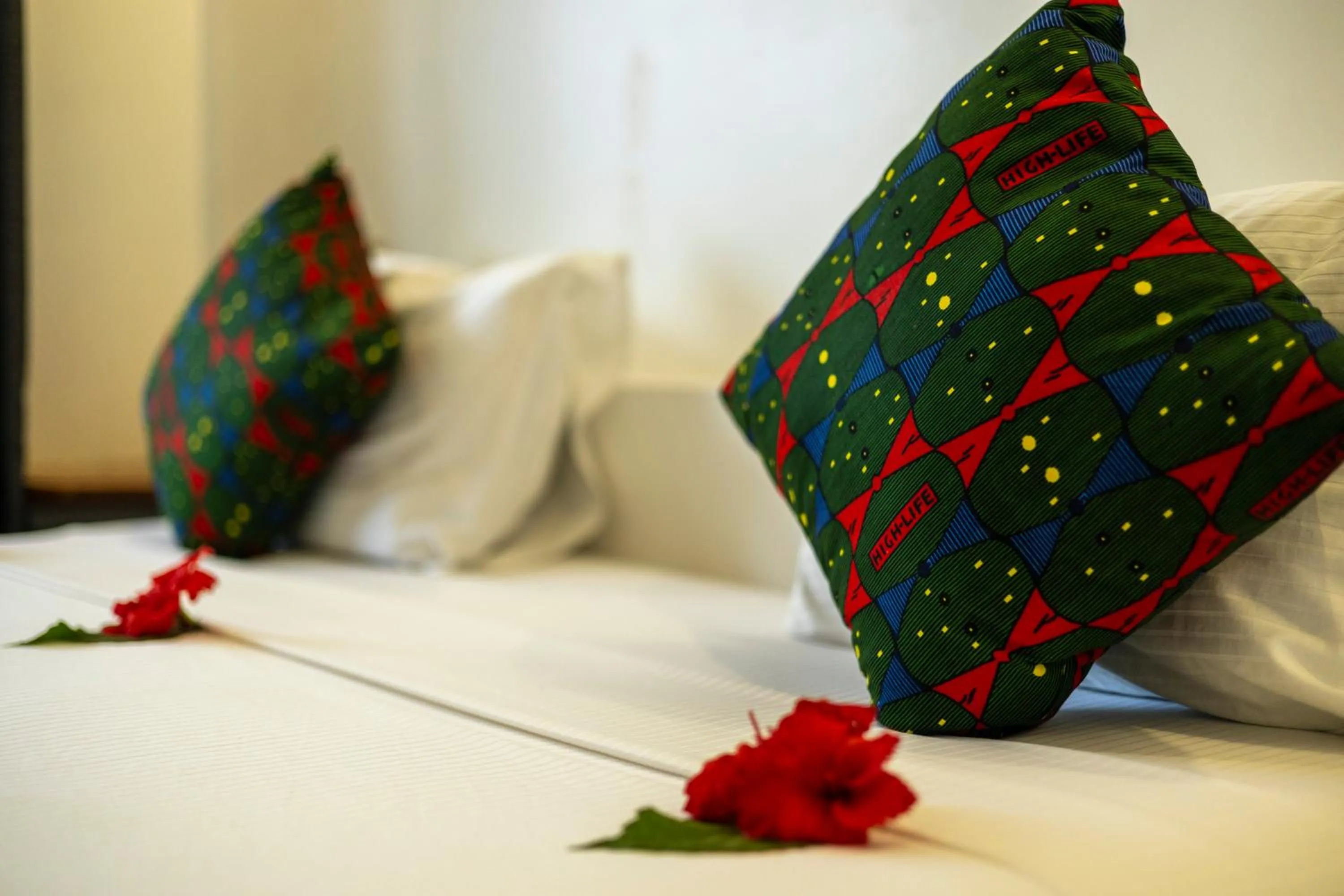 Bed in Mem Luxury Apartments and Hotel