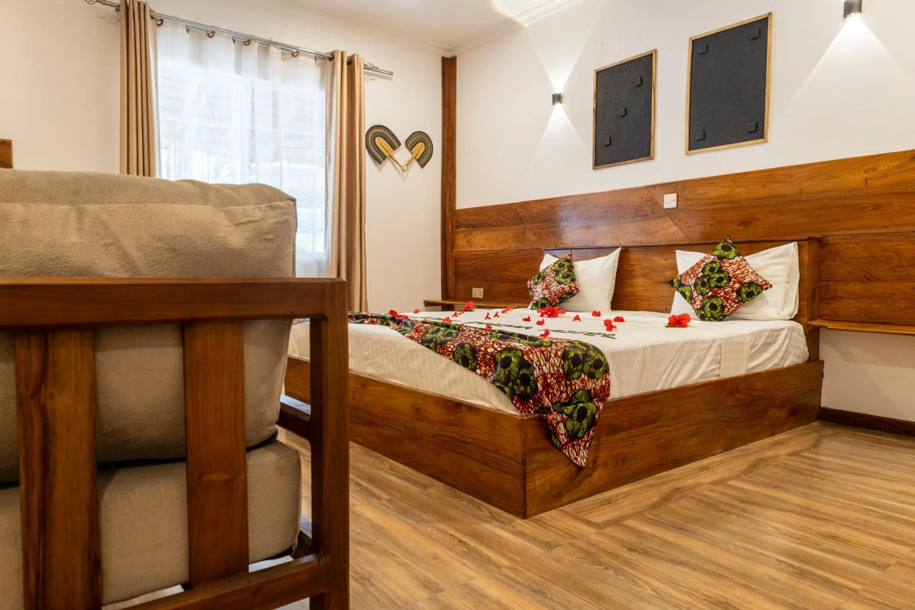 Bed in Mem Luxury Apartments and Hotel