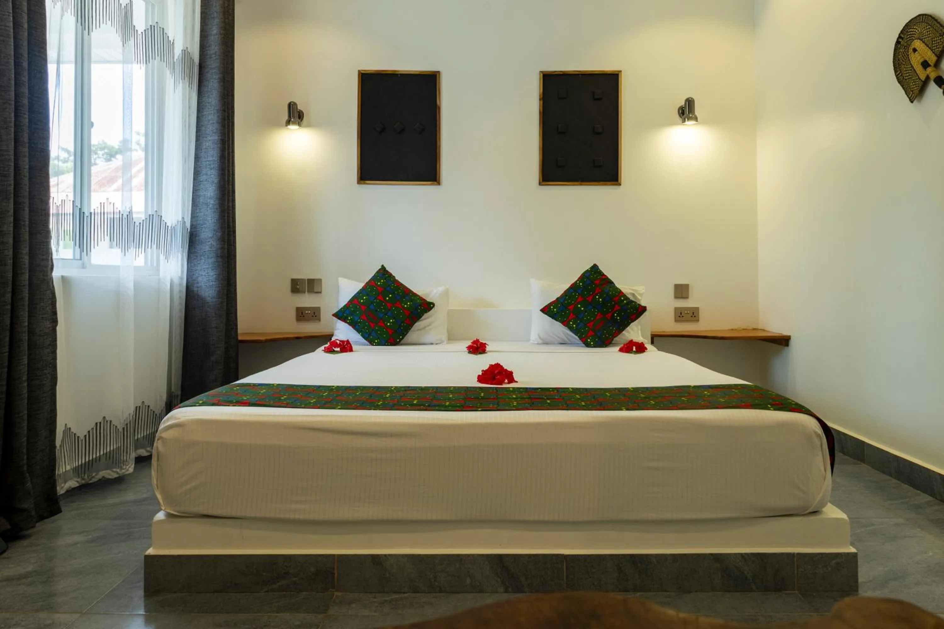 Bed in Mem Luxury Apartments and Hotel