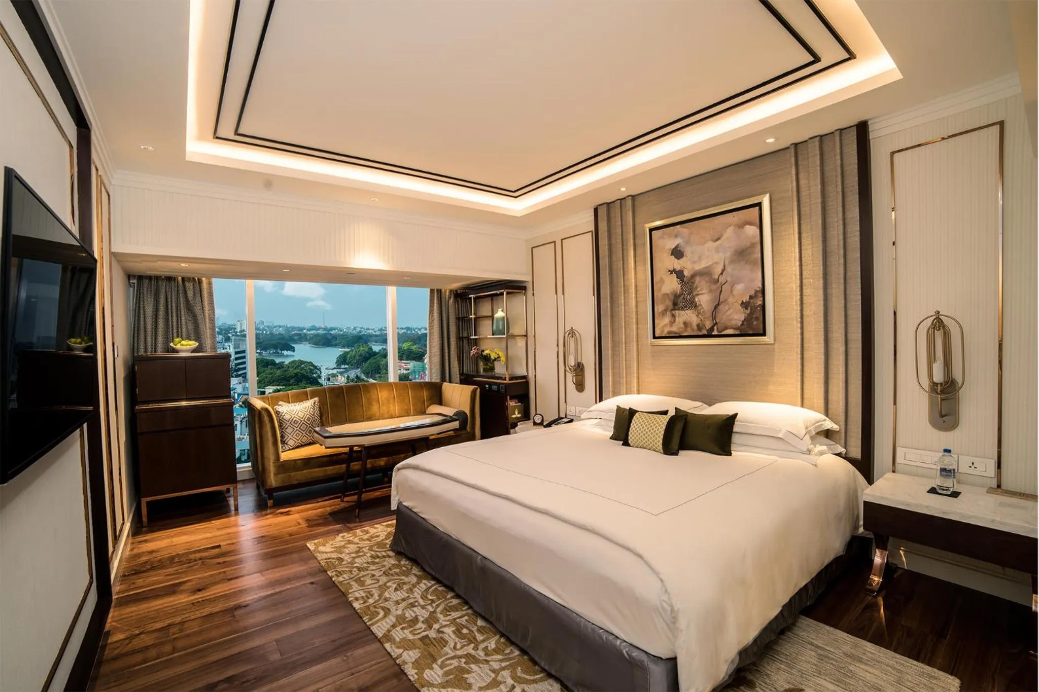 Photo of the whole room, Bed in Taj MG Road Bengaluru