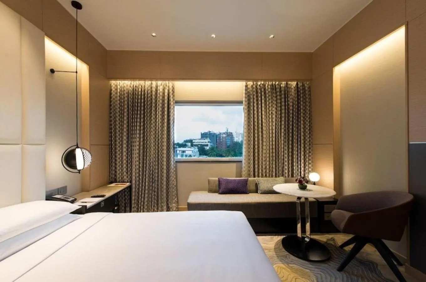 City view, Bed in Vivanta Bengaluru Residency Road