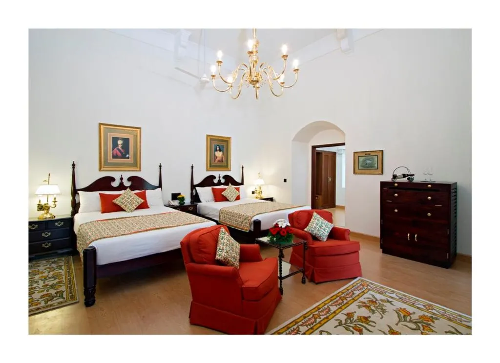 Bedroom, Bed in Sawai Madhopur Lodge - IHCL SeleQtions