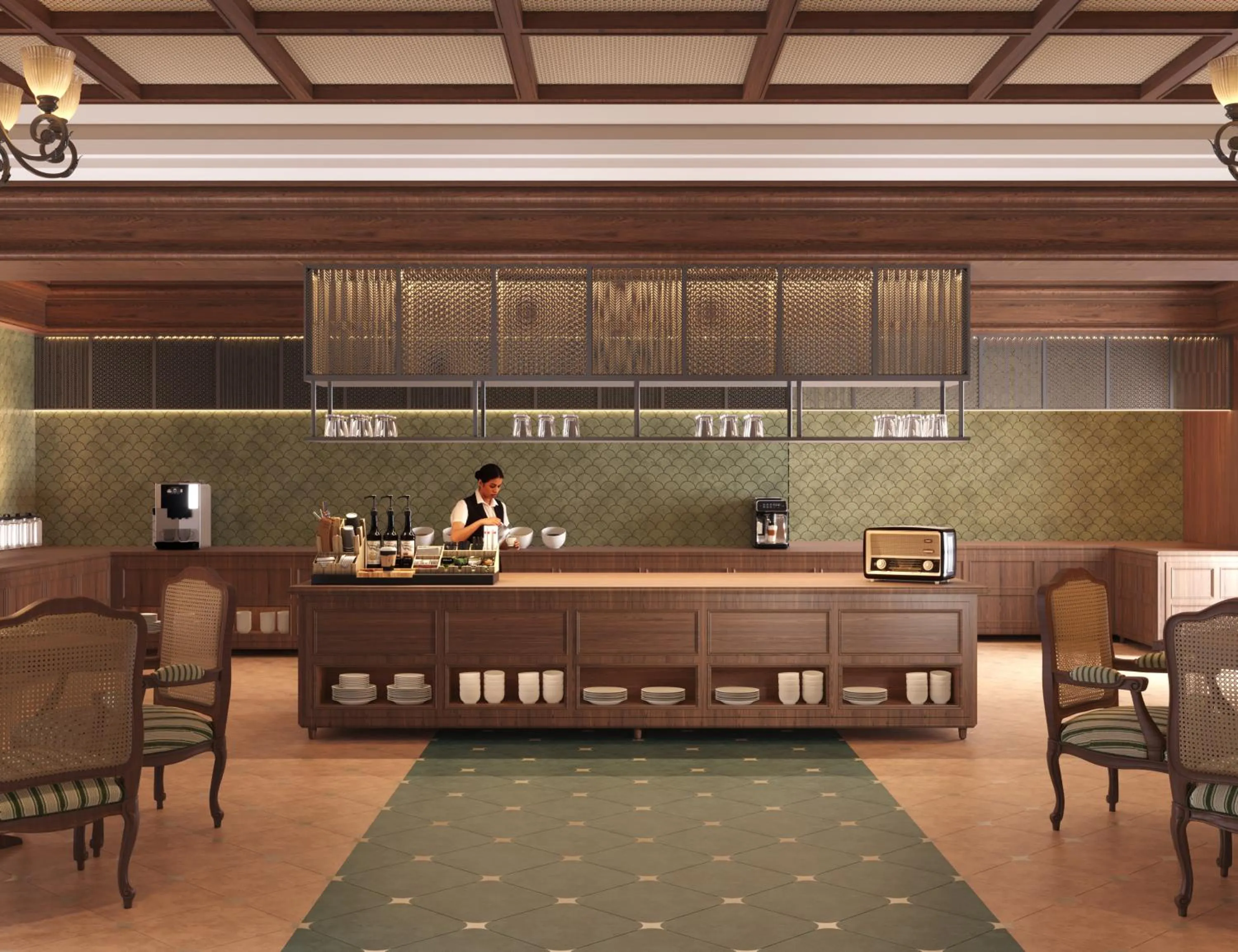 Restaurant/places to eat in The Maharaja's Lodge, Ranthambore